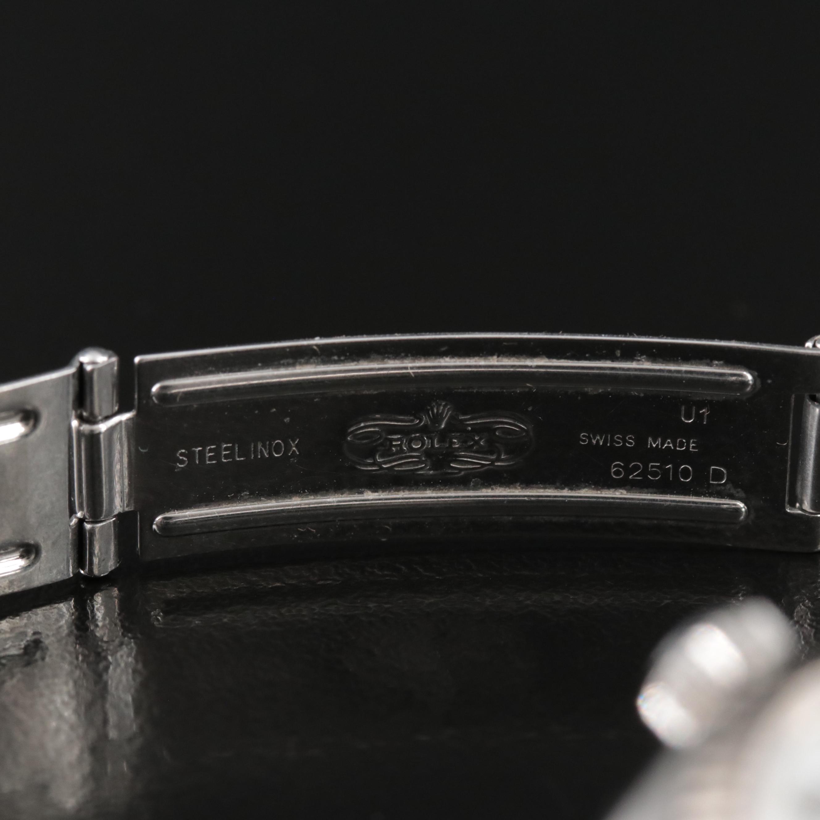 1996 Rolex Oyster Perpetual White Roman Dial Watch