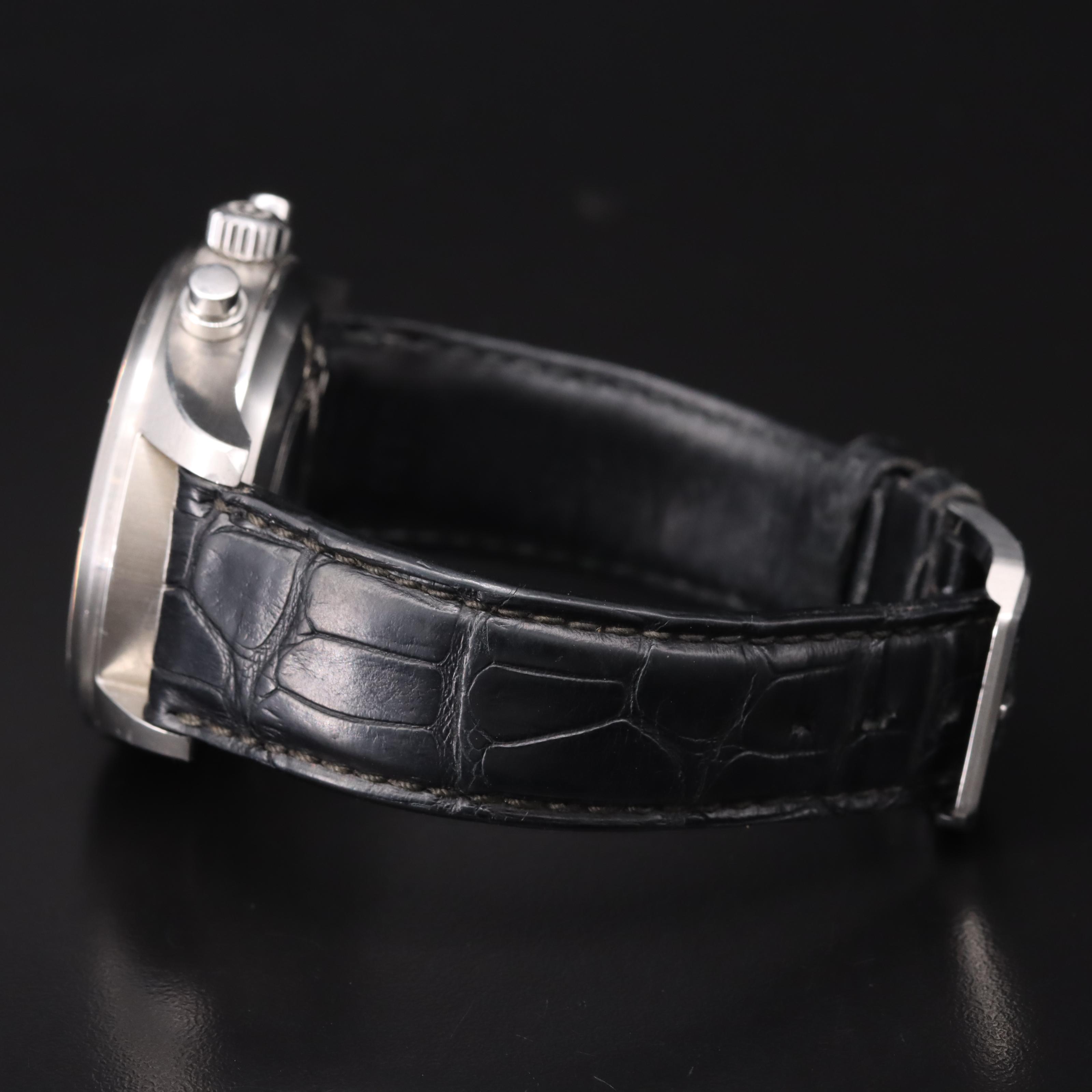 IWC Spitfire Pilot Chronograph Day-Date 42MM Steel Automatic Watch