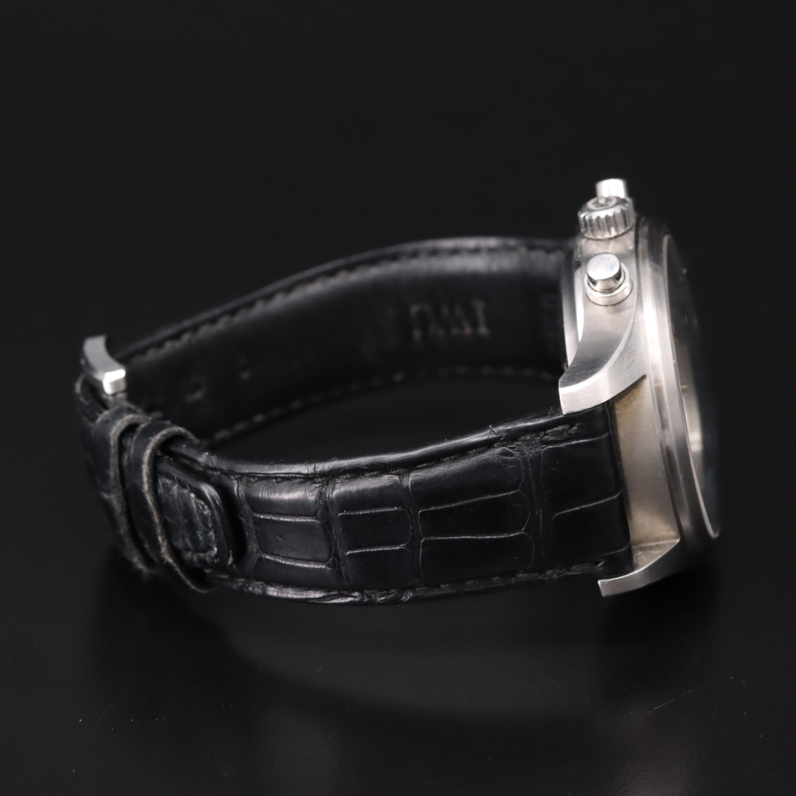 IWC Spitfire Pilot Chronograph Day-Date 42MM Steel Automatic Watch