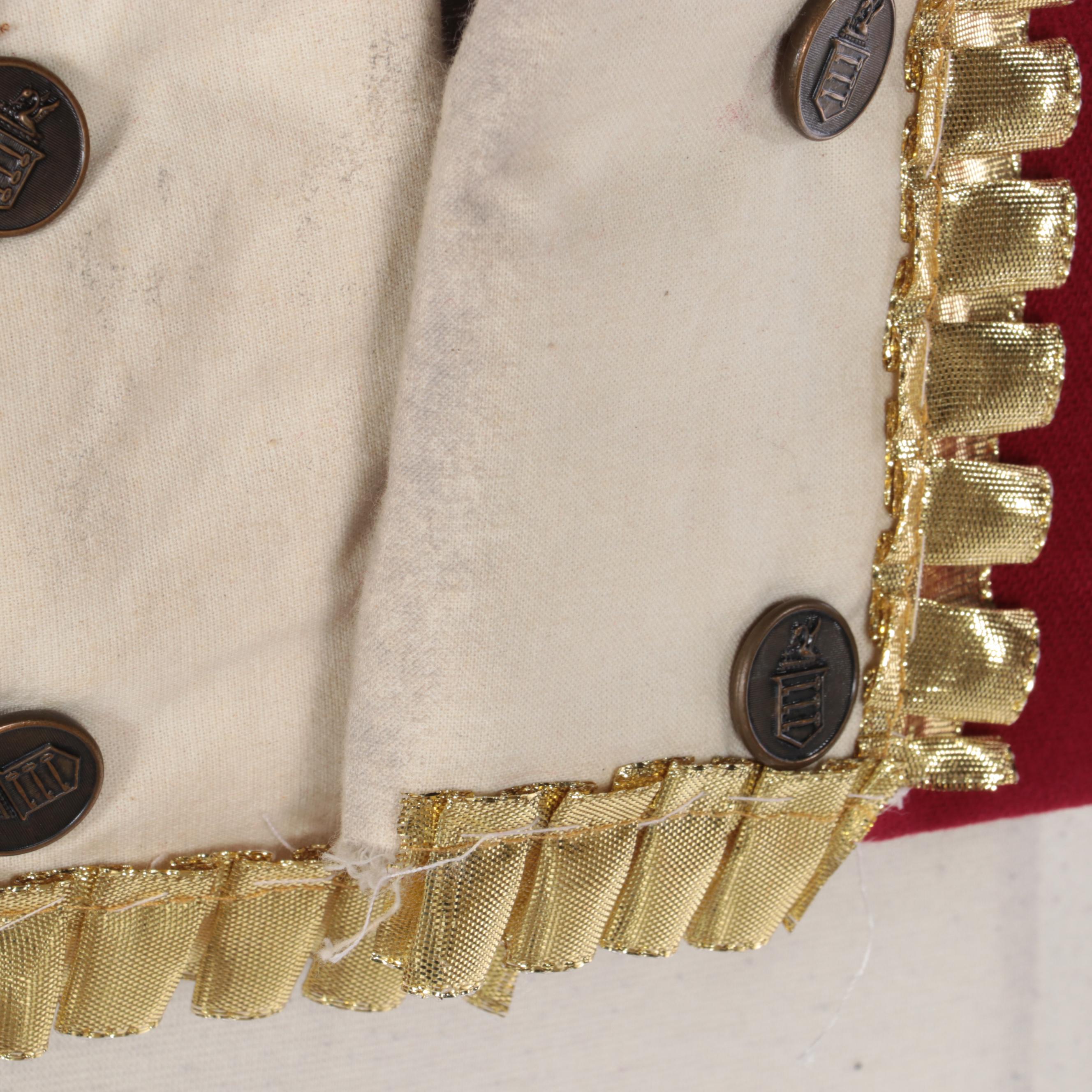Revolutionary War Style Costume Jackets, Mid-20th Century