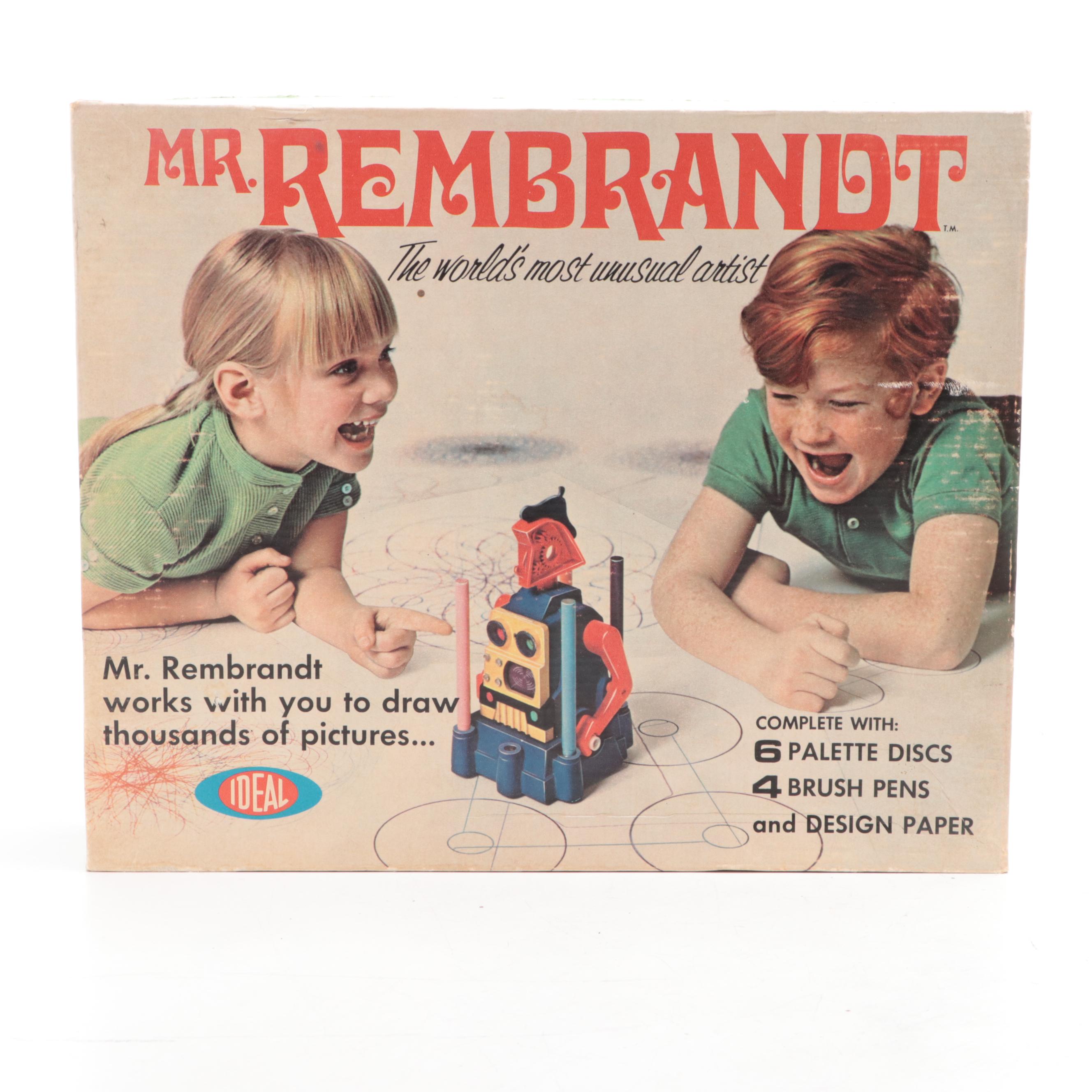 Ideal "Mr. Rembrandt" Toy with Schaper "Don't Spill The Beans" Board Game