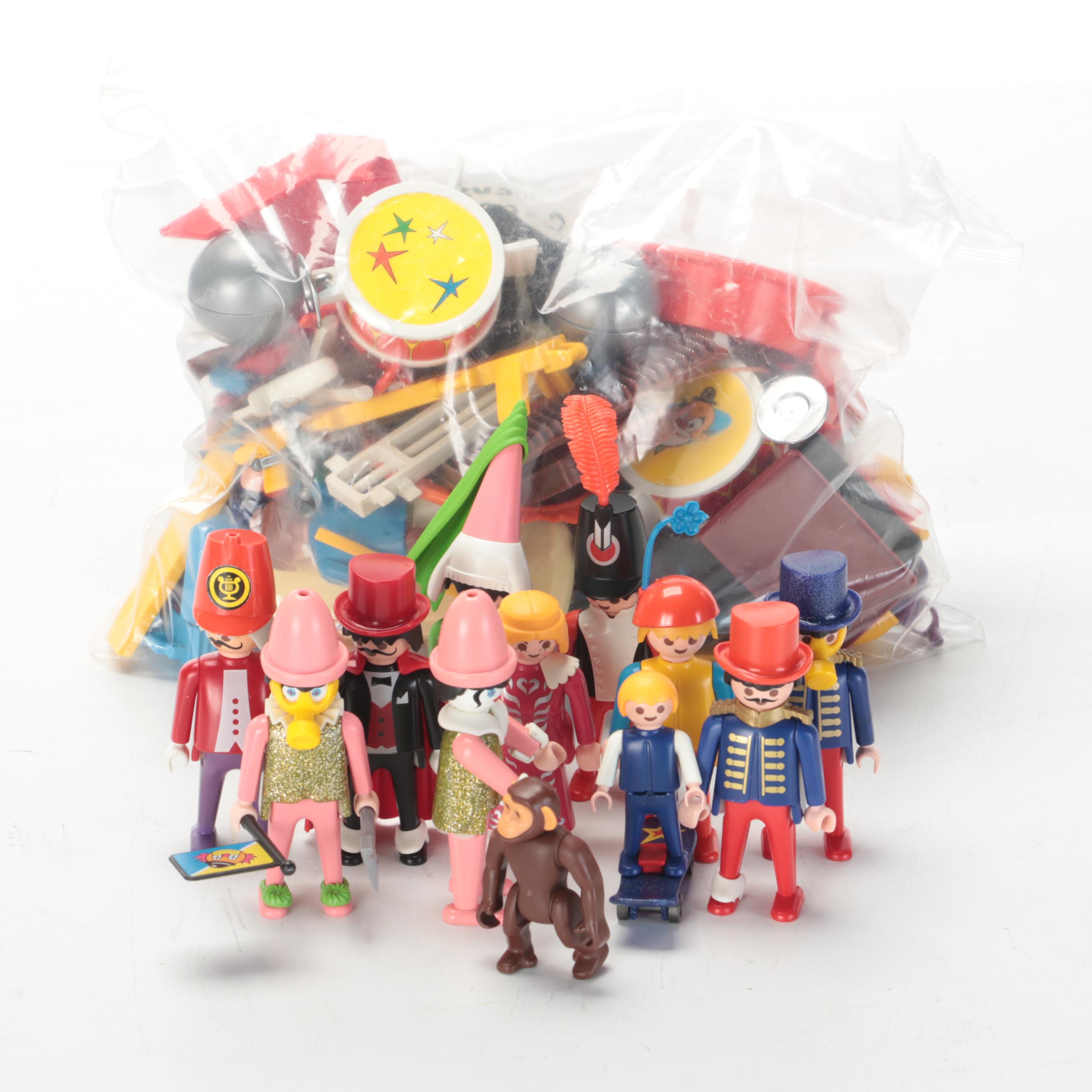 Playmobil "Romani" Circus Cars, Props and Action Figures