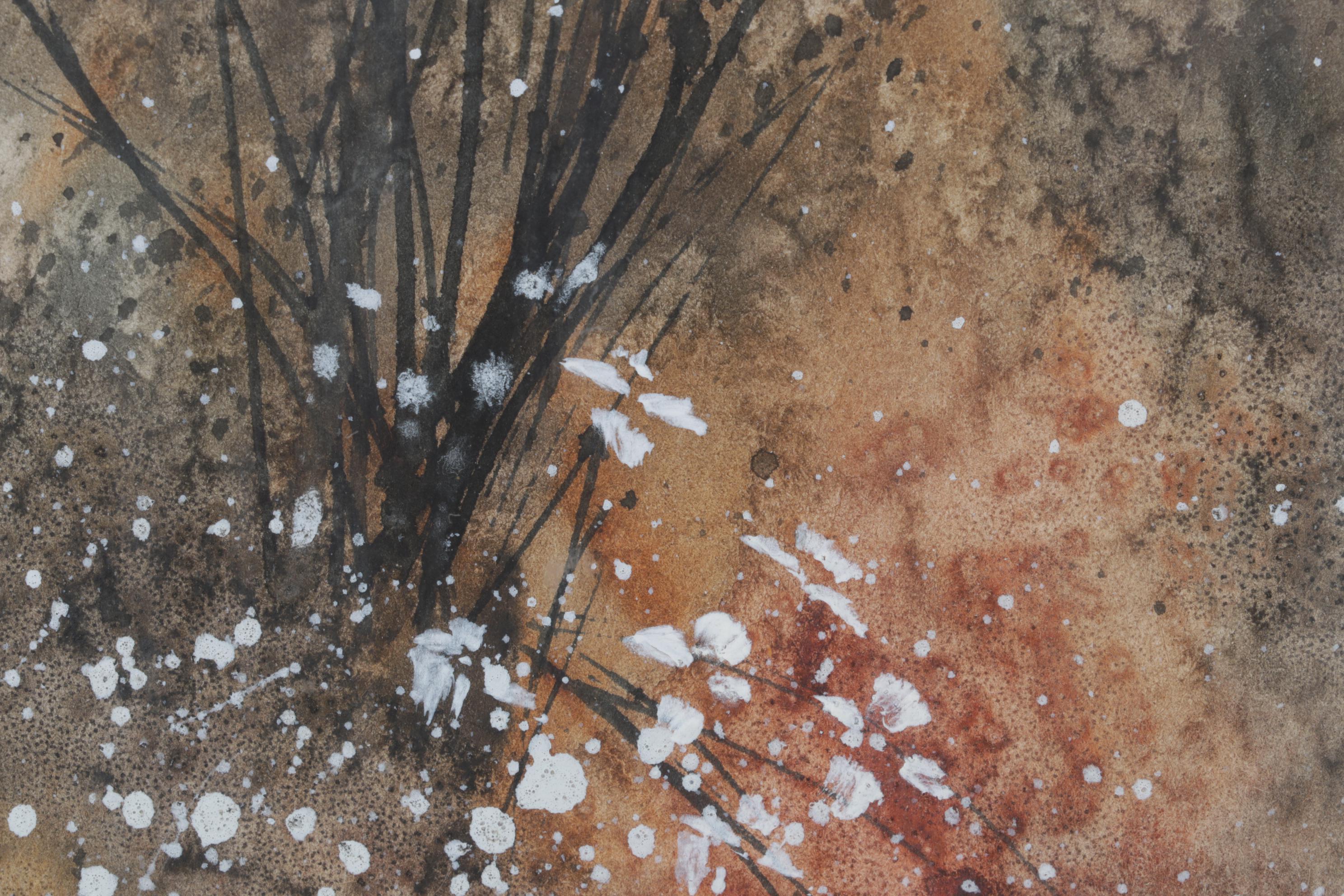 Hamilton "Head Master" Pendulum Wall Clock With Pair of Watercolor Paintings