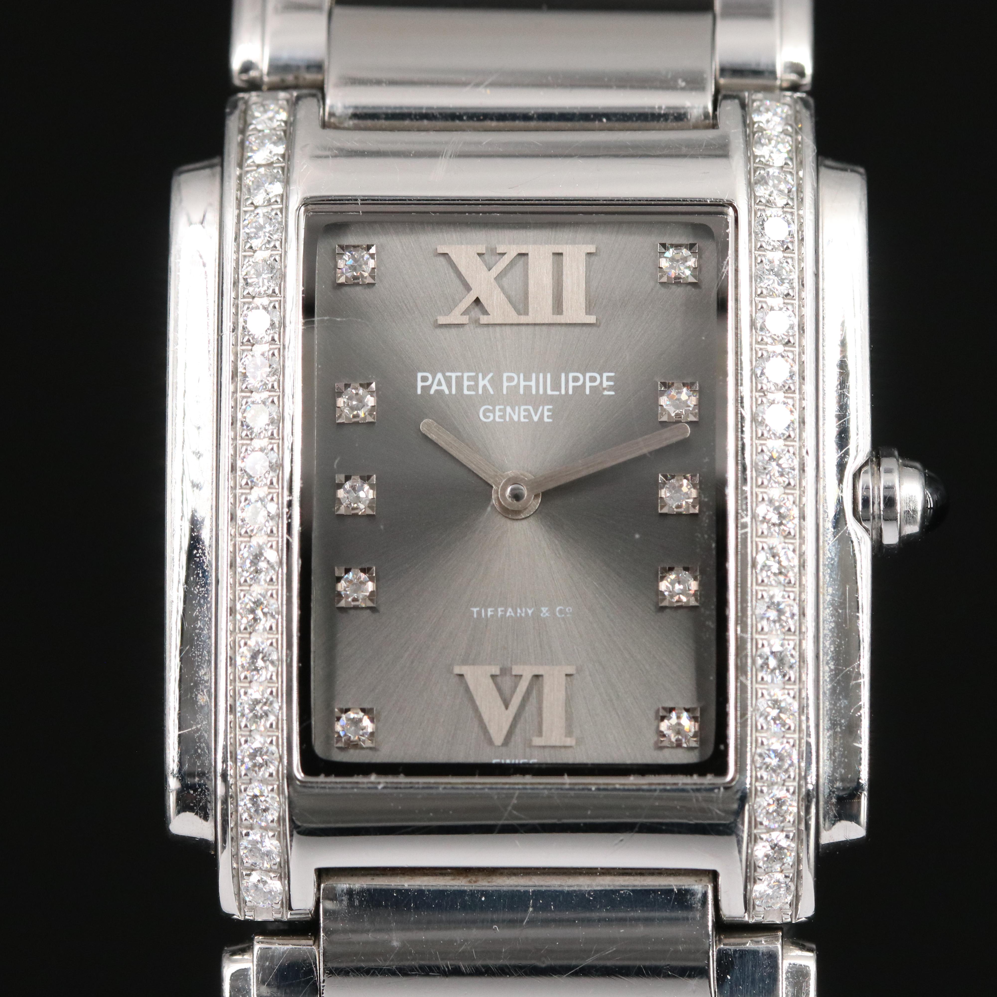 Patek Philippe Twenty-4 Tiffany & Co. Diamond Quartz Watch