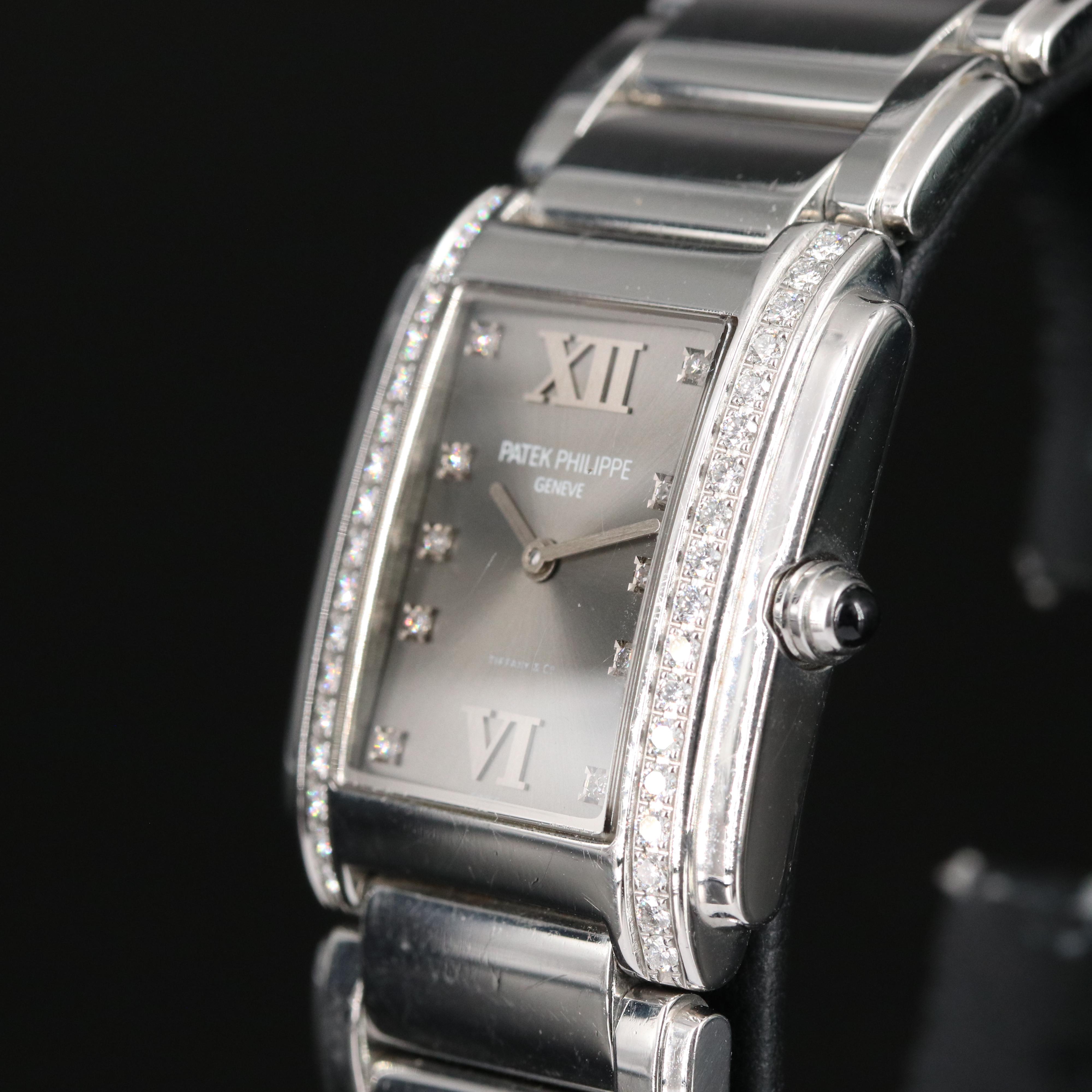 Patek Philippe Twenty-4 Tiffany & Co. Diamond Quartz Watch