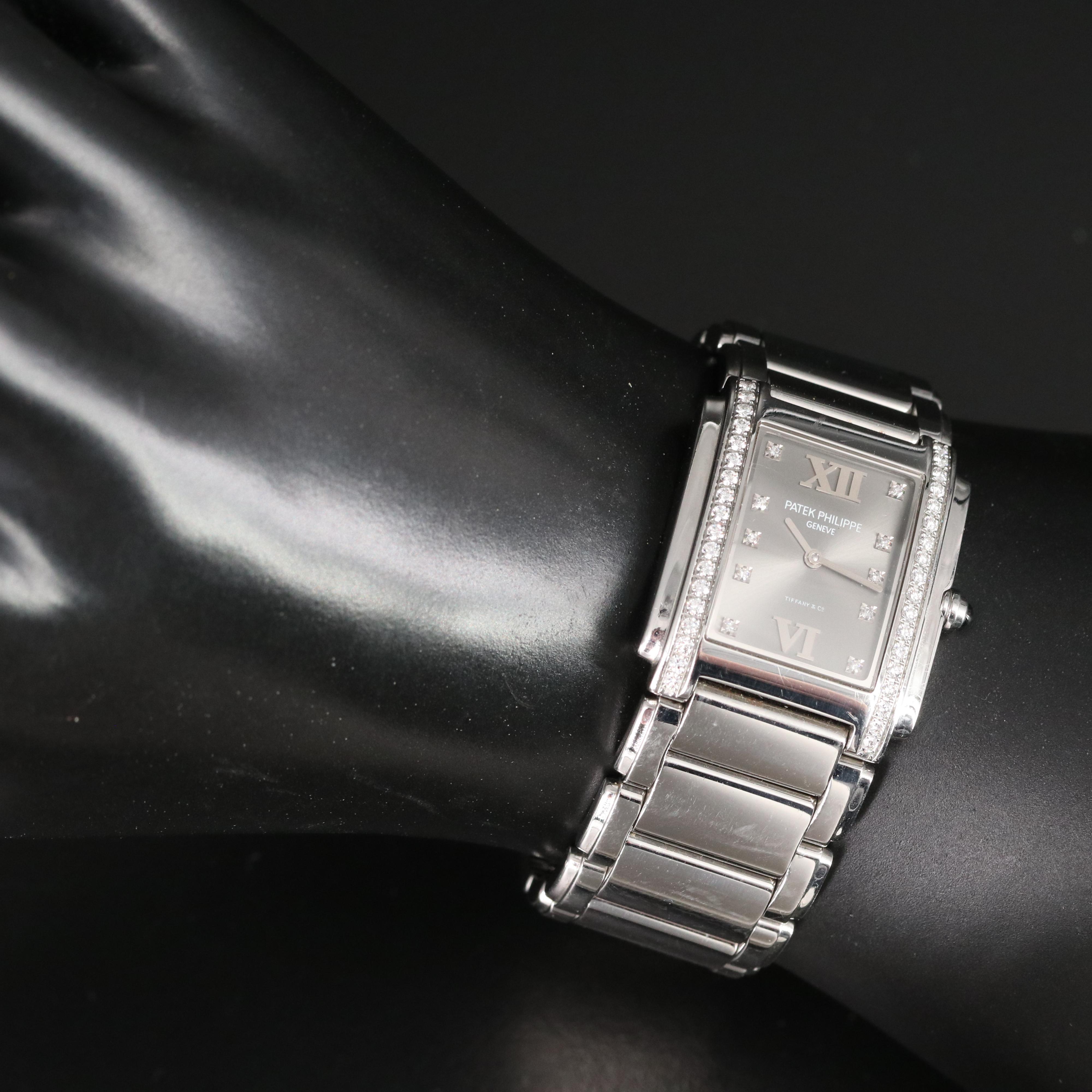 Patek Philippe Twenty-4 Tiffany & Co. Diamond Quartz Watch