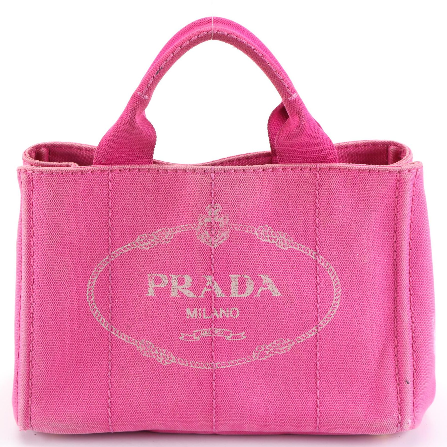 Prada Canapa Canvas Two-Way Bag