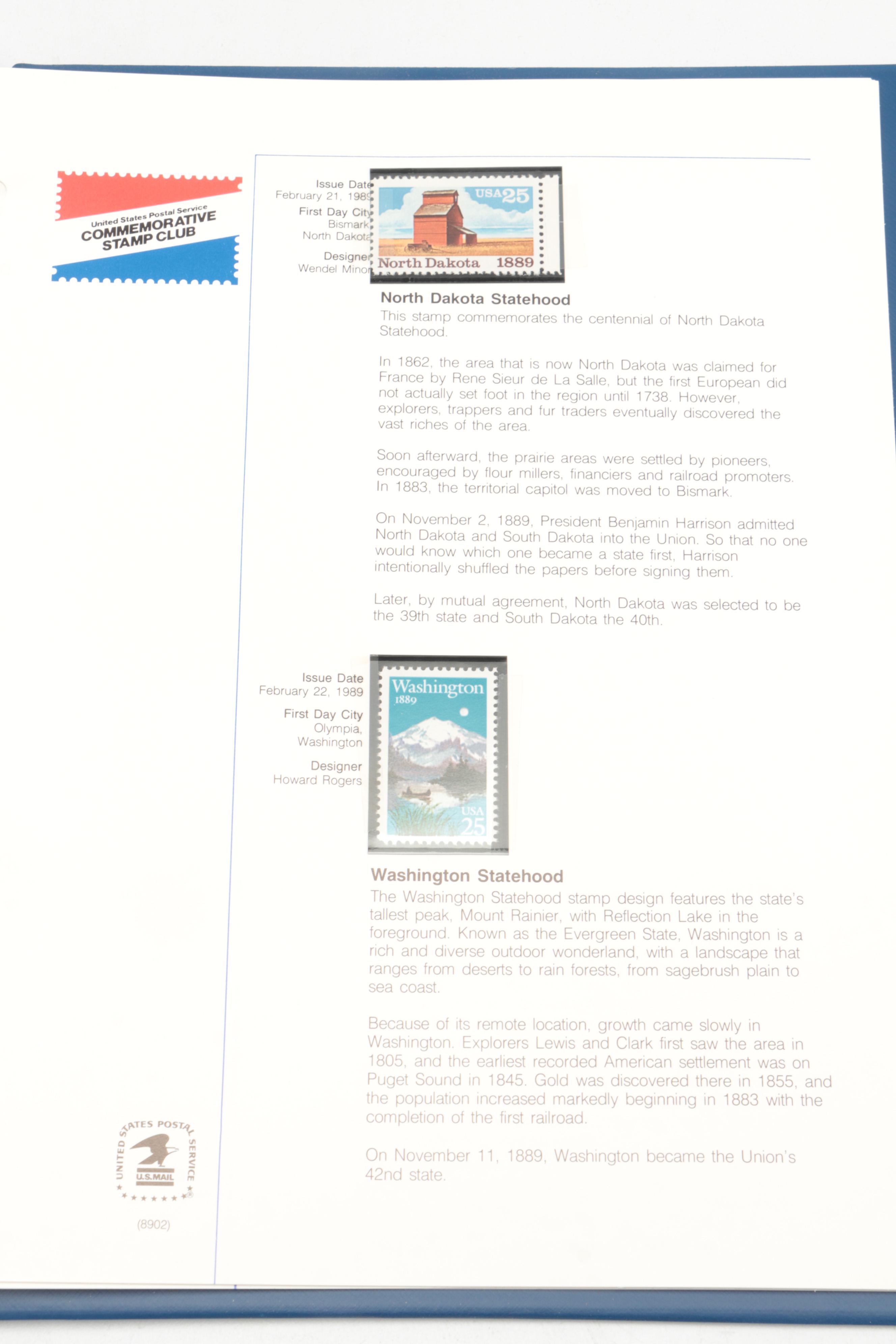 Princess Diana, Presidential, Baseball, and More Themed Postal Stamps with Books