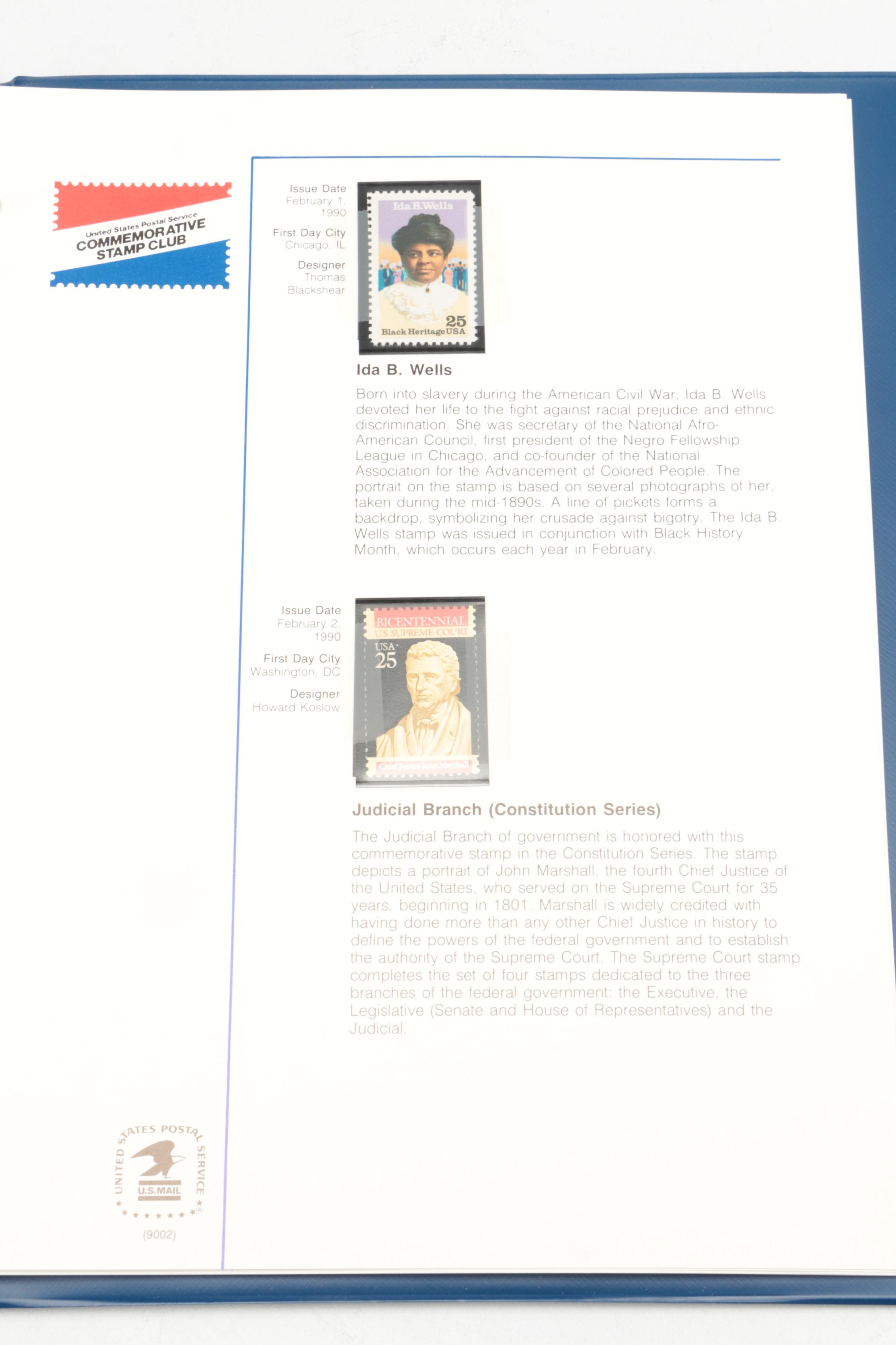 Princess Diana, Presidential, Baseball, and More Themed Postal Stamps with Books