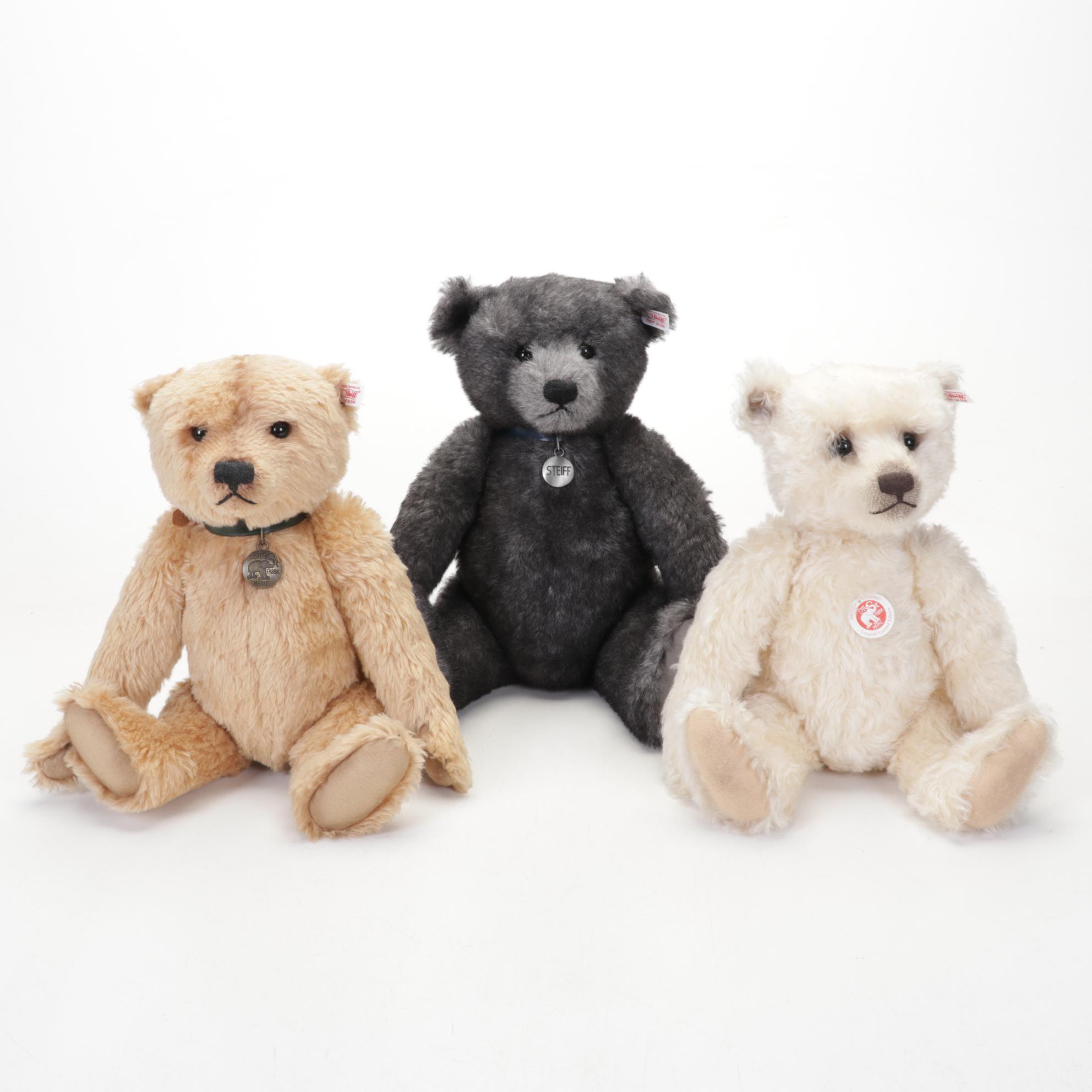 Steiff Limited Edition Growler Bears Featuring "Leopold", "Alexander", and More