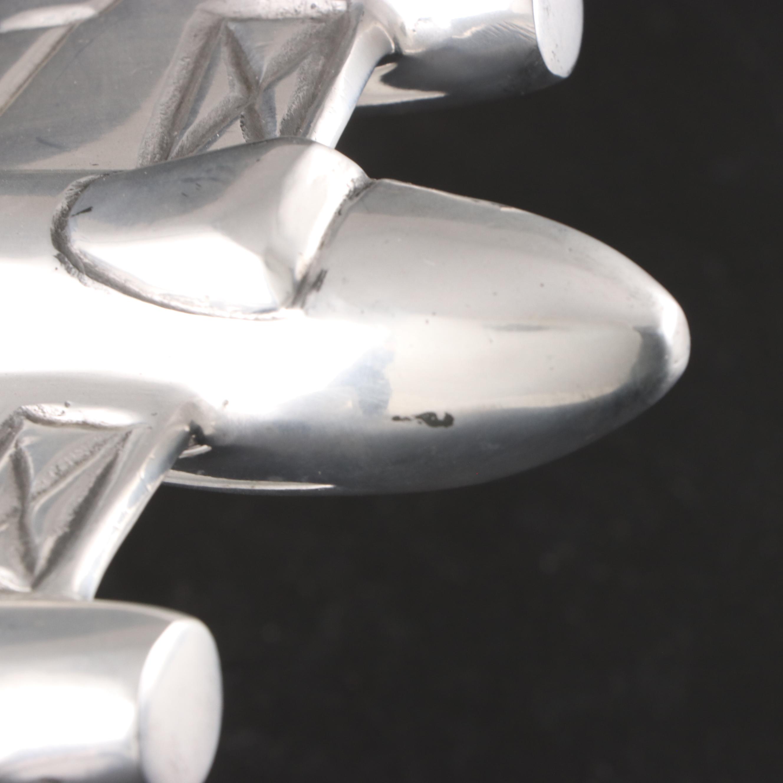 Delta Polished Aluminum Airplane Model, 2006