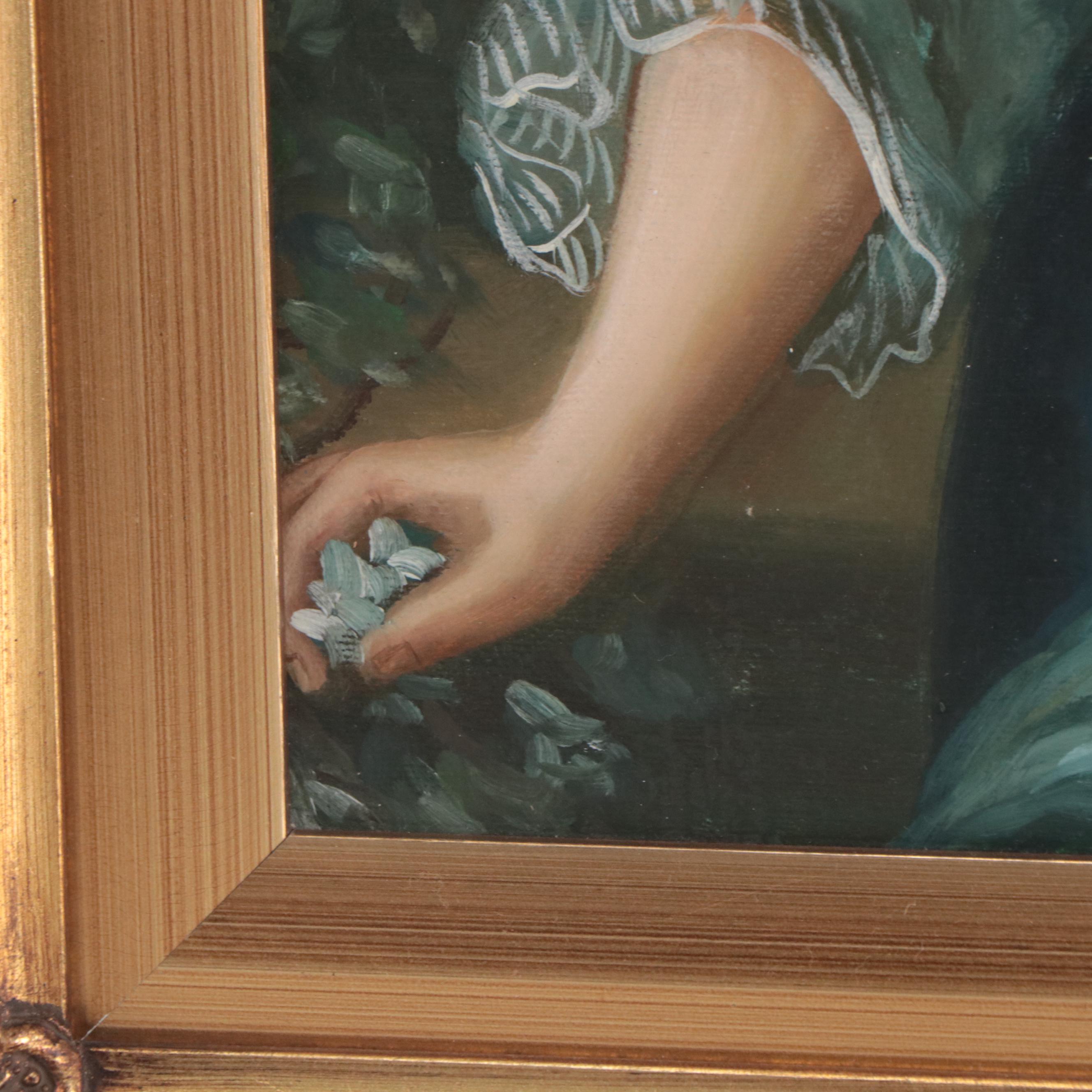 Portrait Oil Painting of a 17th Century Woman, 21st Century