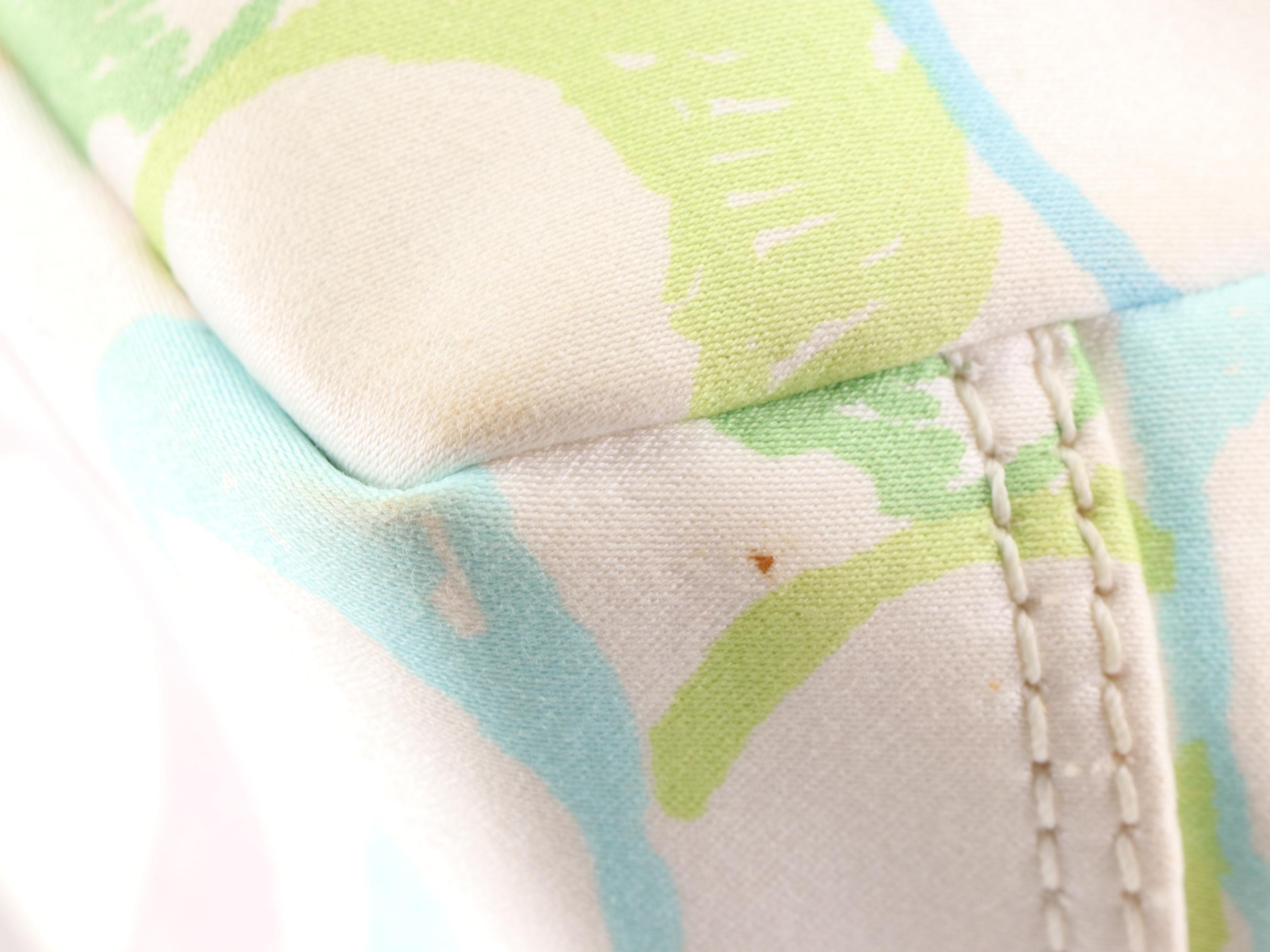 Coach Hampton Pastel Scribble Hand Bag with Removable Accessory Pouch