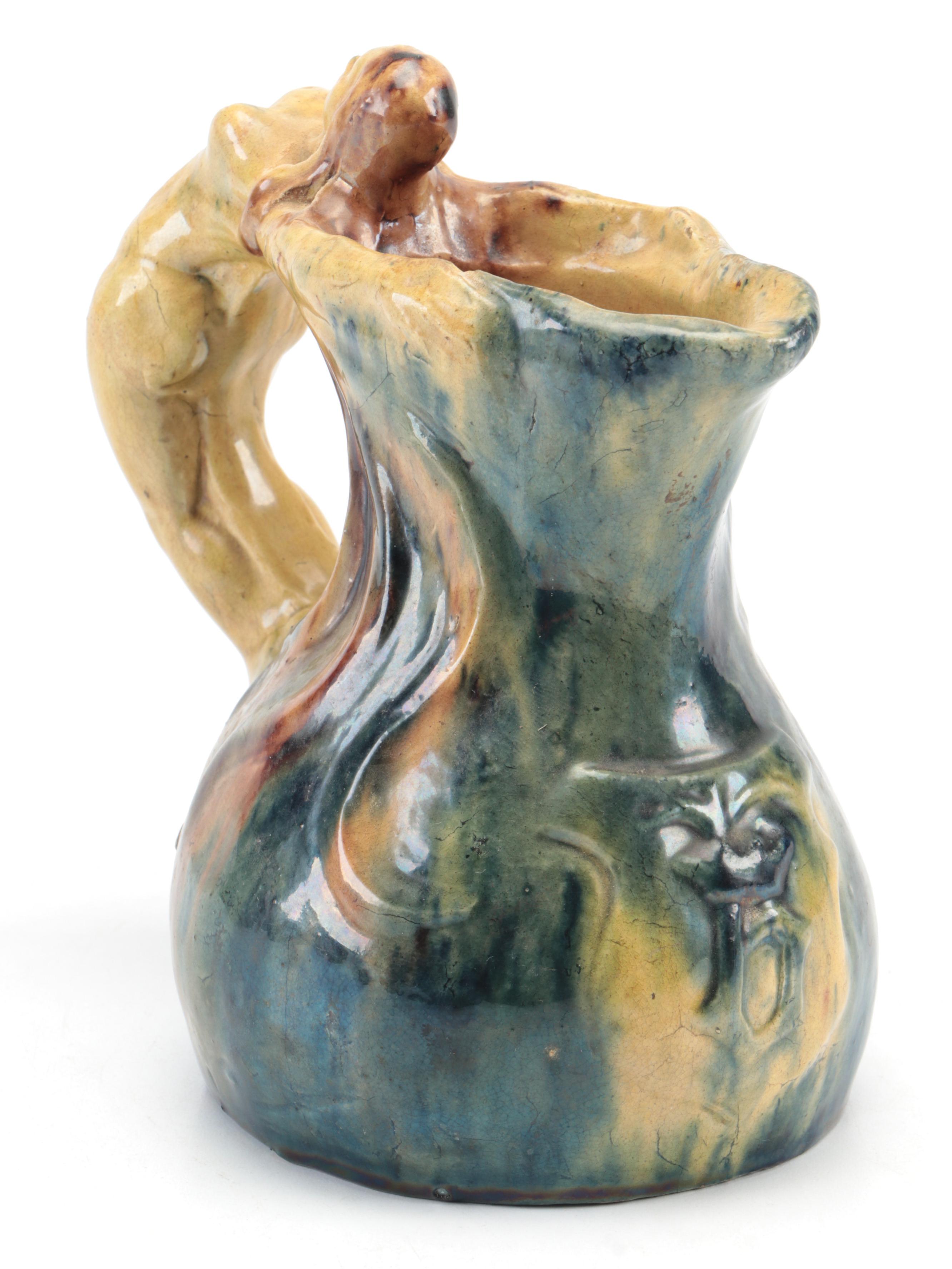 Flemish Vandevoorde Style Faïence Pitcher, Early 20th Century