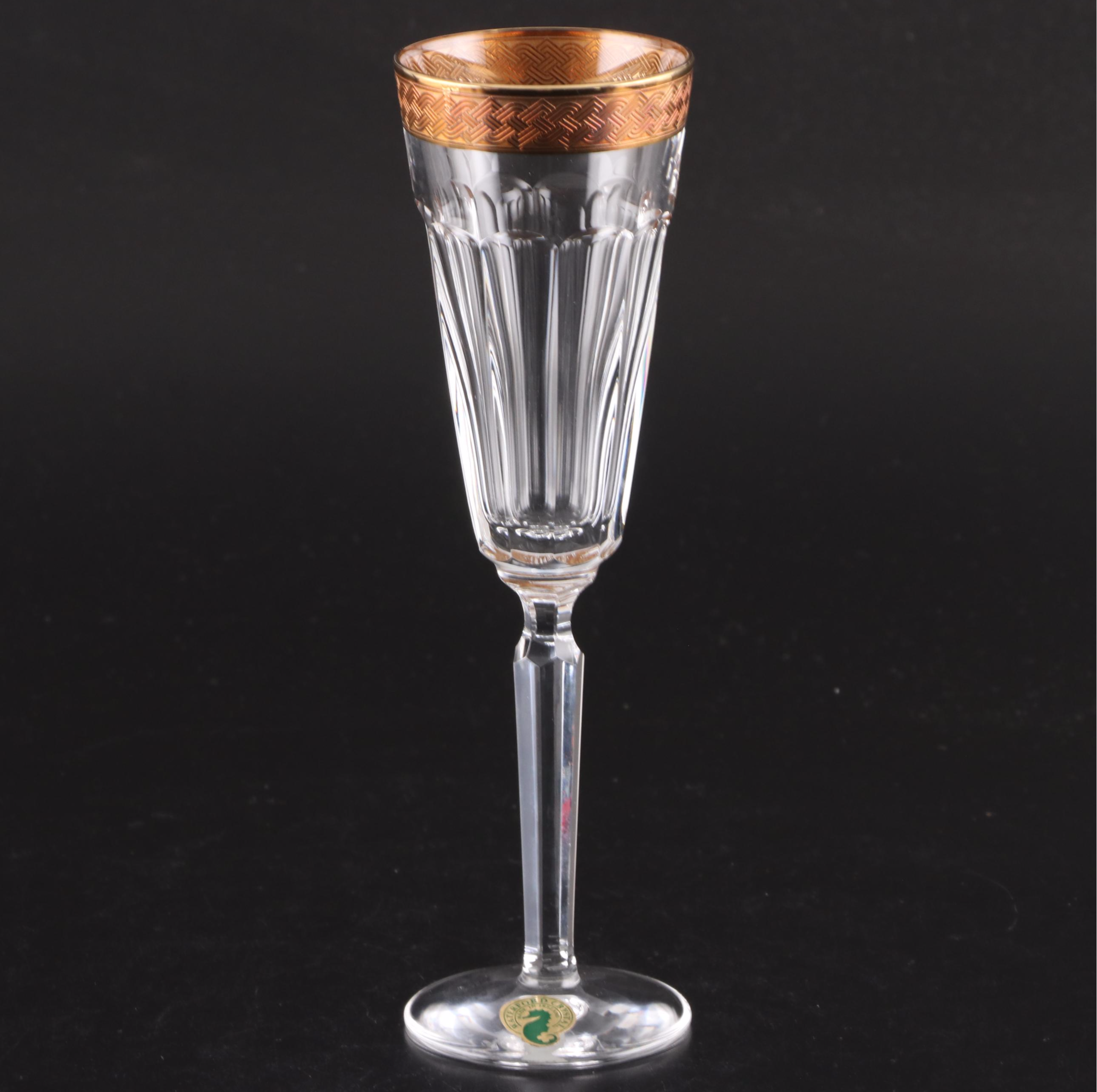Waterford "Nocturne" Double Old Fashioned Glasses and Other Waterford Flutes