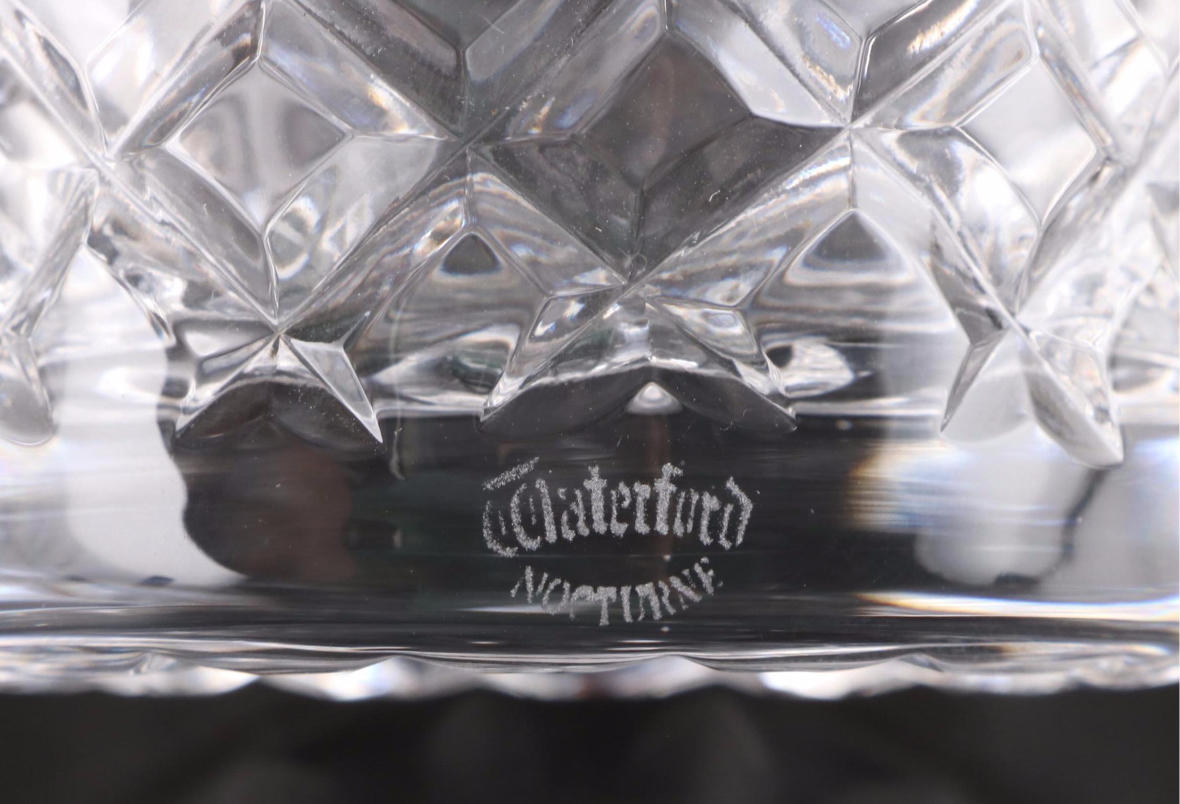 Waterford "Nocturne" Double Old Fashioned Glasses and Other Waterford Flutes