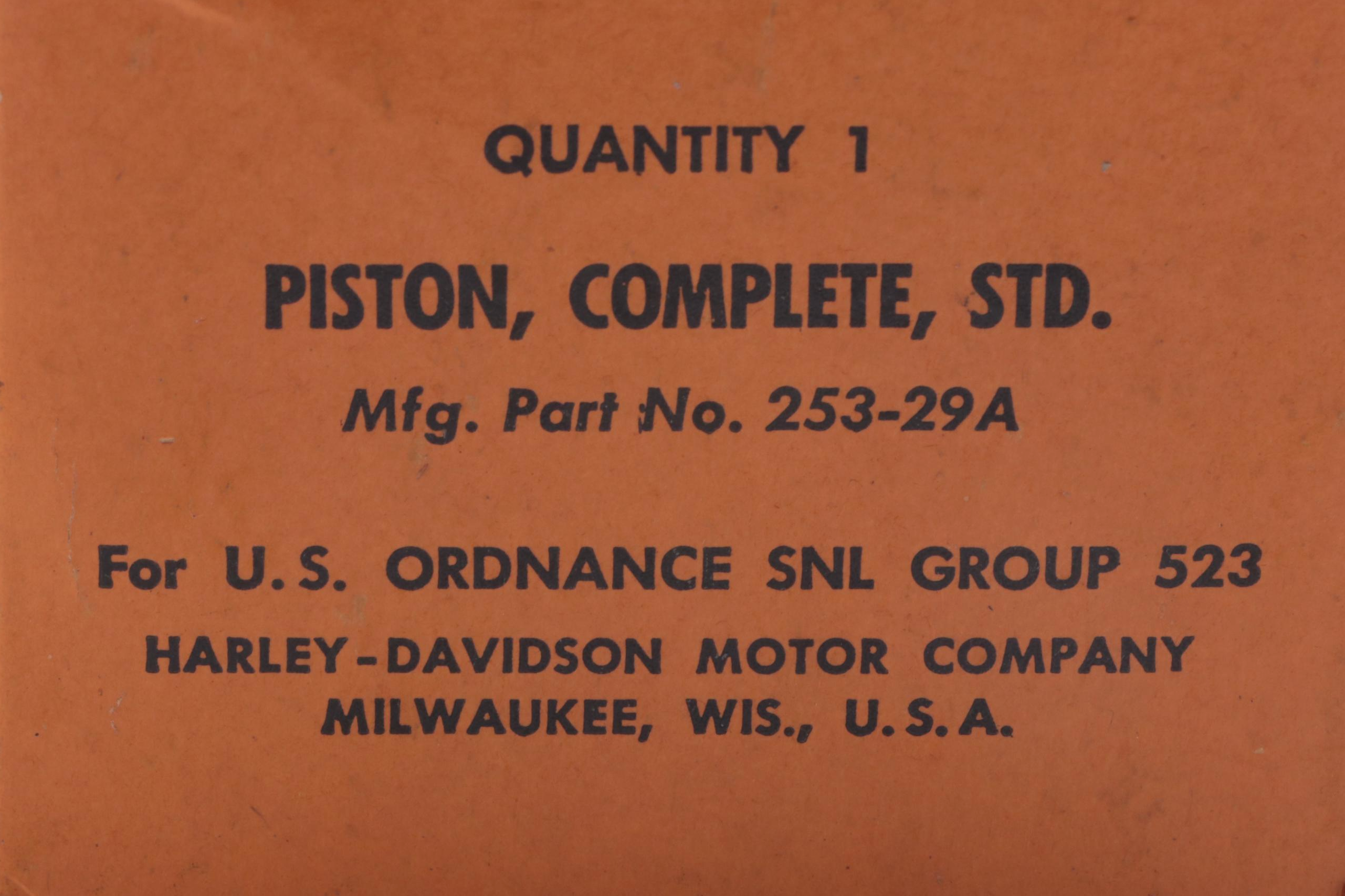 Pair of Harley-Davidson Standard Pistons
