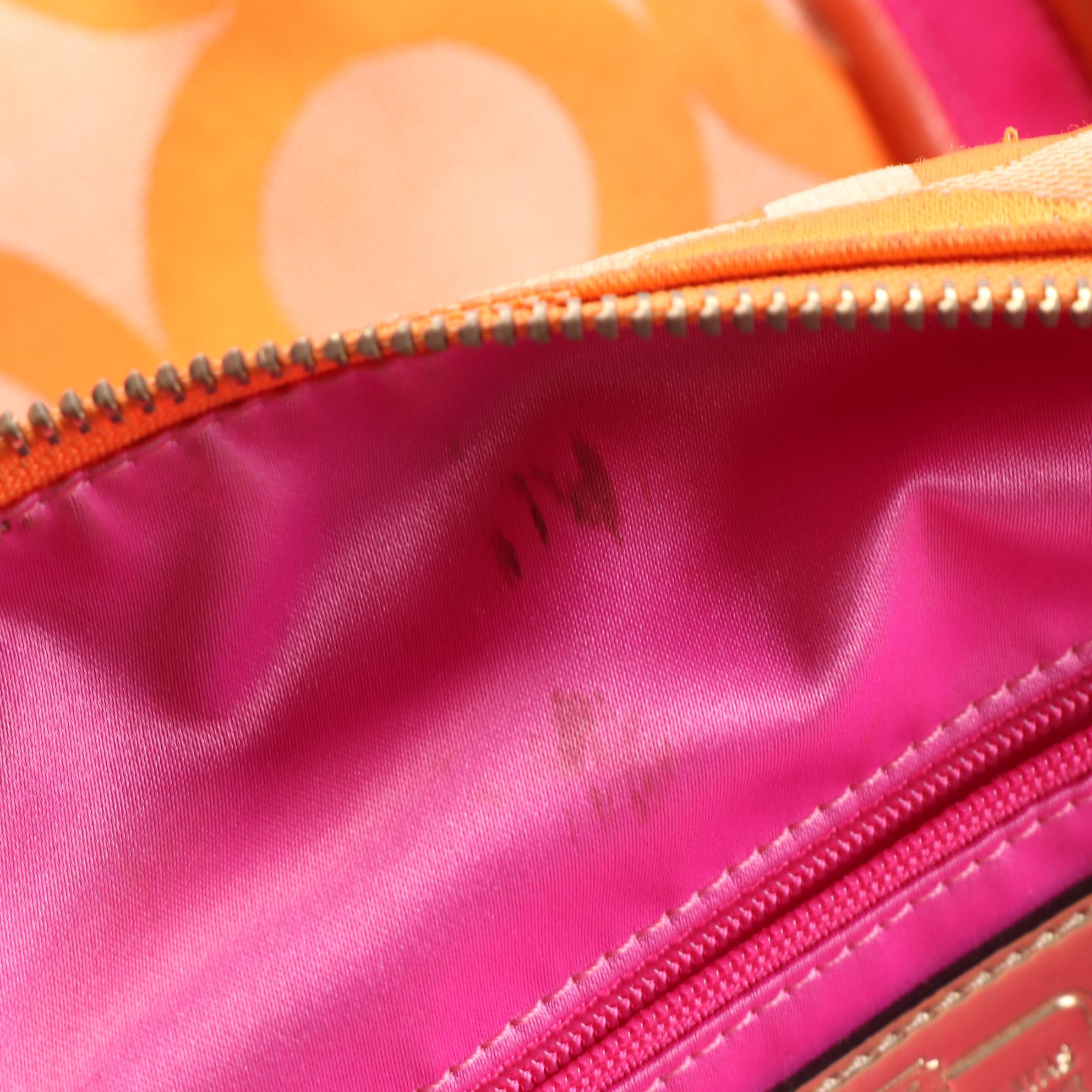 Coach Embellished Leather Flower Shoulder Bag and Poppy Op Art Tote