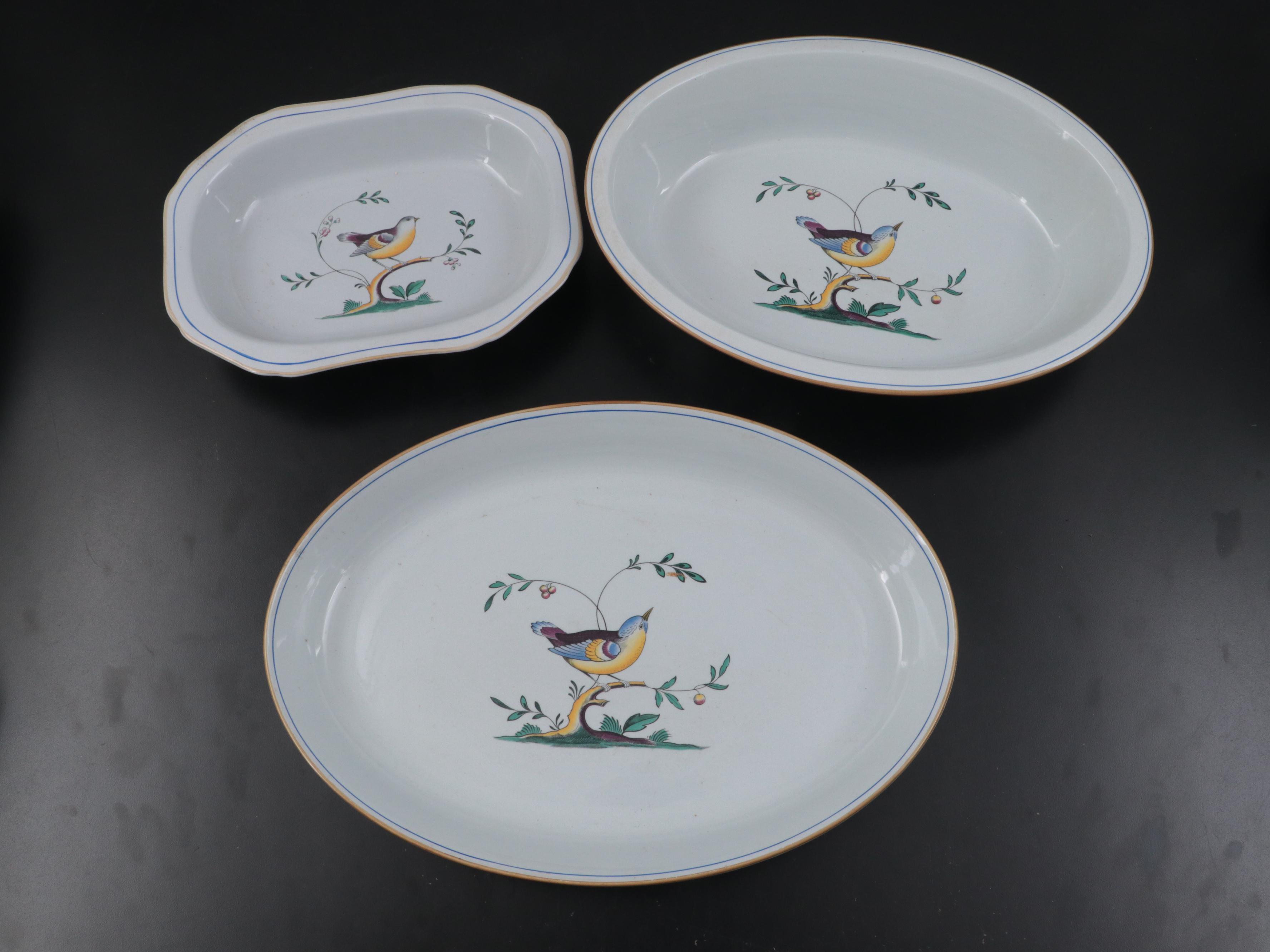 Spode "Queen's Bird" Oven to Table Dinnerware, Late 20th Century