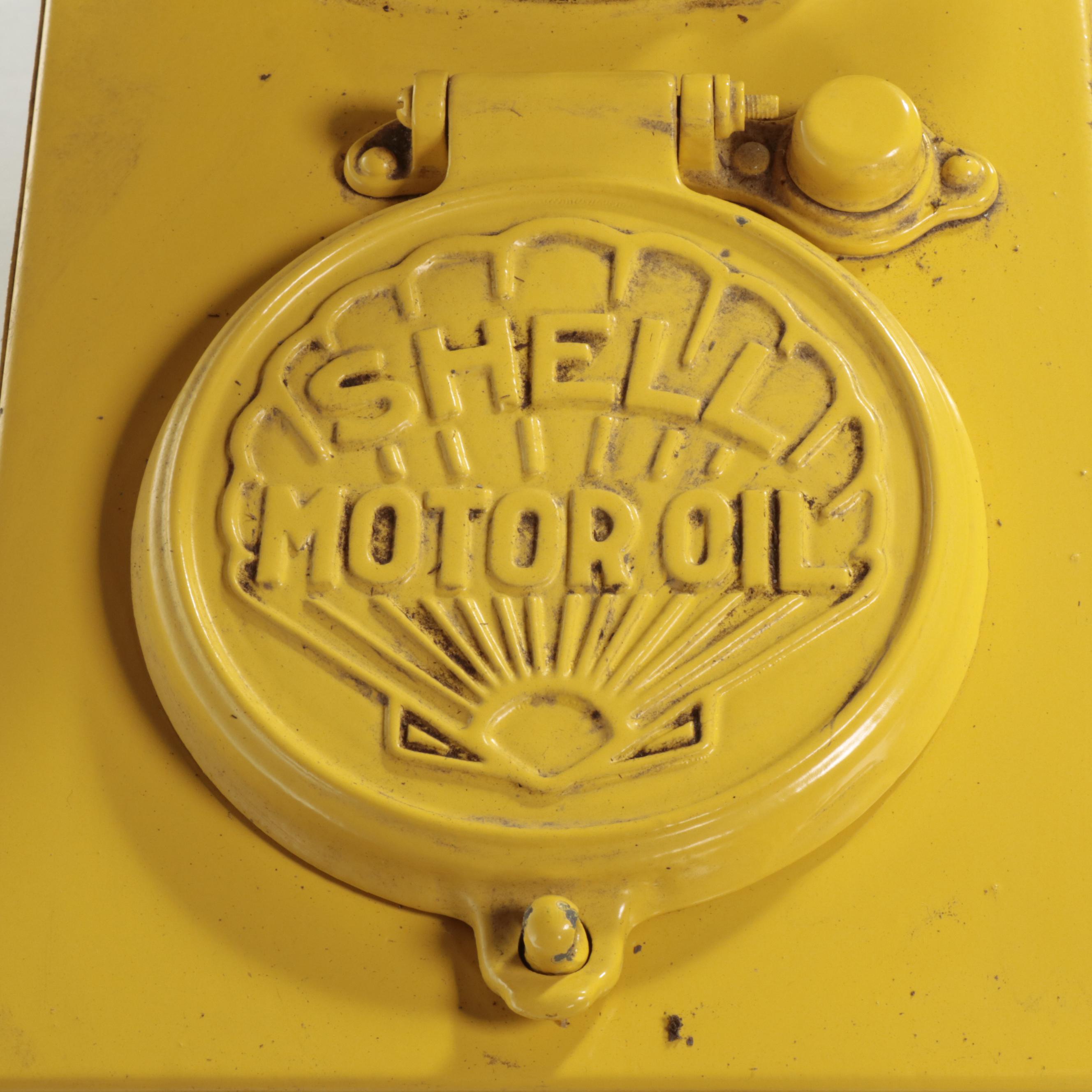 Bulk Oil 30 Gal Lubester with Shell Motor Oil Decal