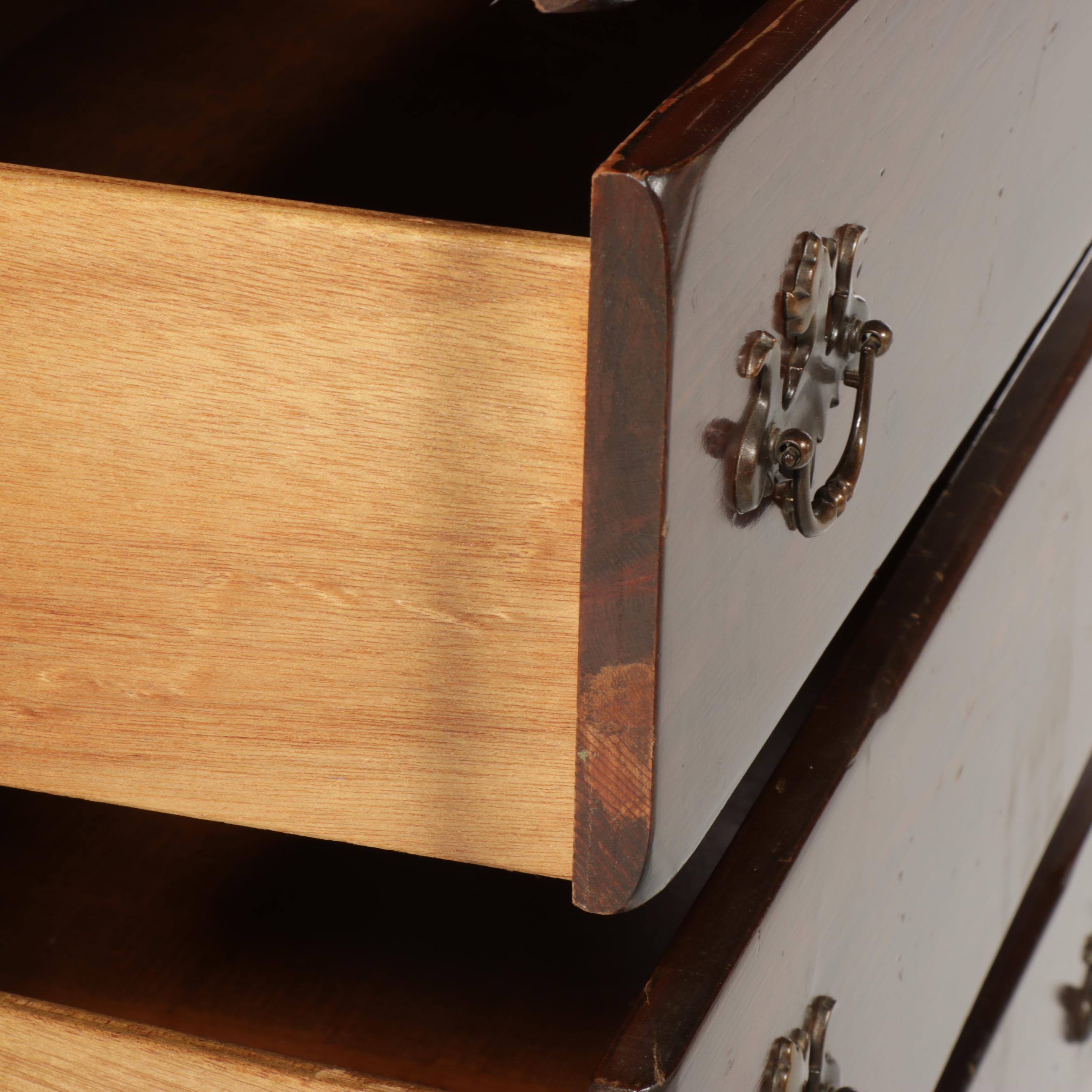 Sears "Open Hearth" Colonial Style Pine Five-Drawer Chest, Late 20th Century