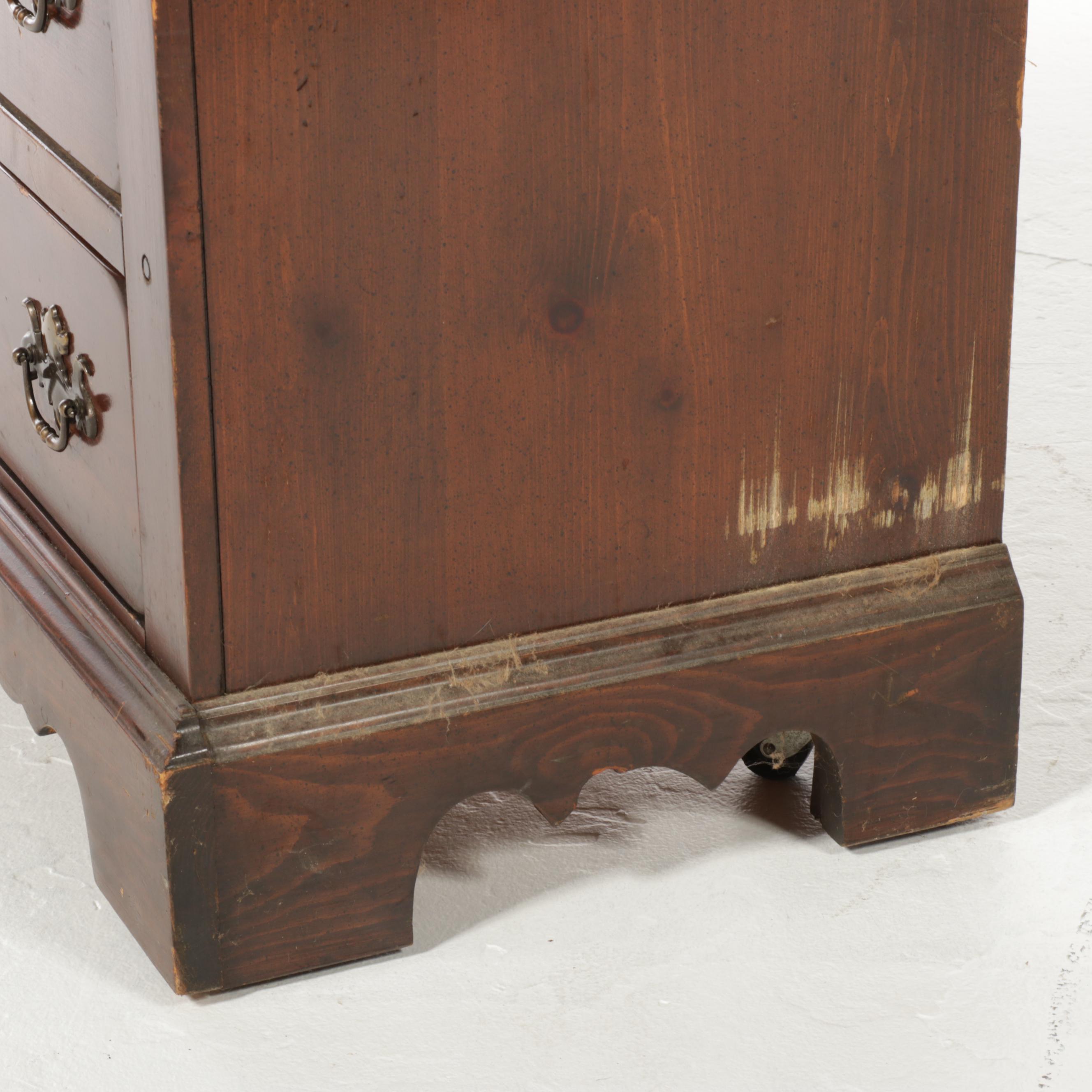 Sears "Open Hearth" Colonial Style Pine Five-Drawer Chest, Late 20th Century