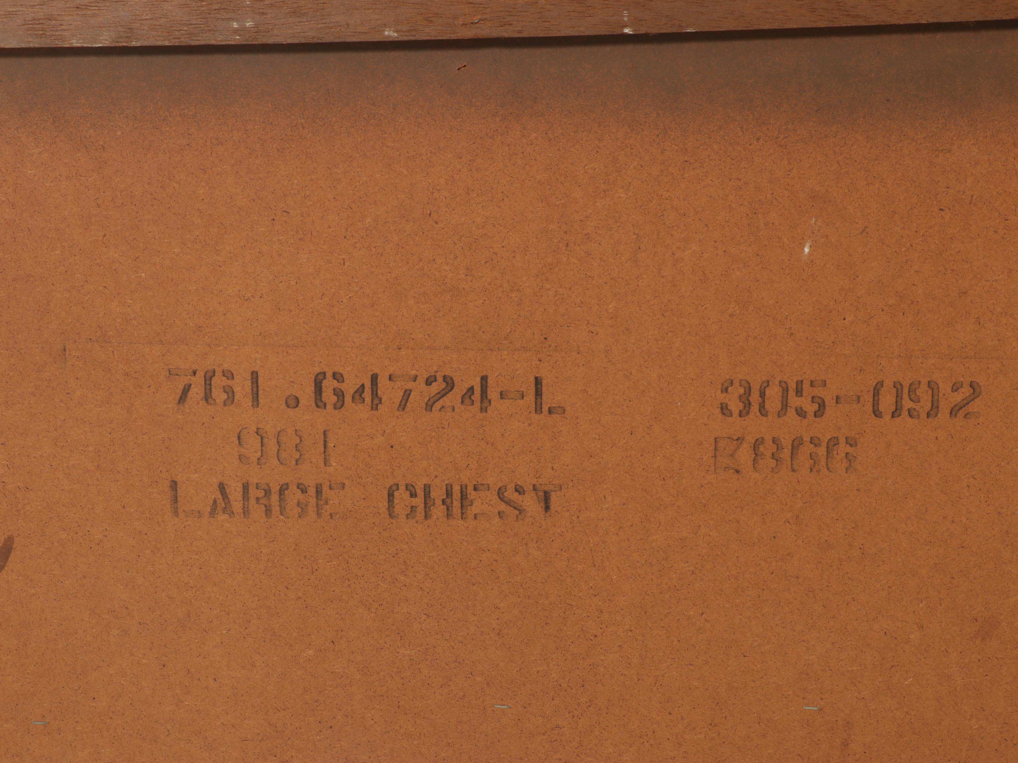 Sears "Open Hearth" Colonial Style Pine Five-Drawer Chest, Late 20th Century