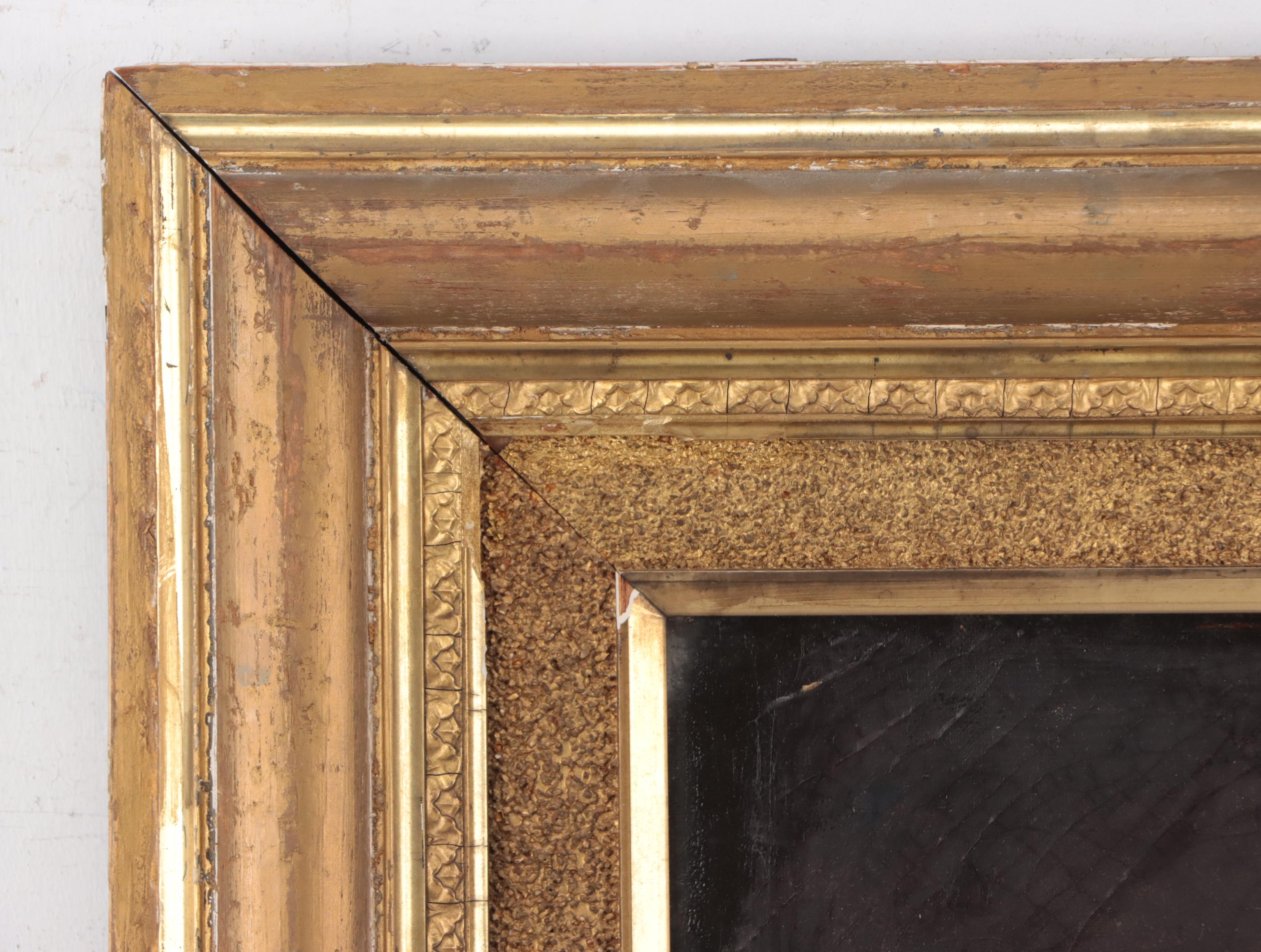 Royal Naval Oil Portrait of Man Wearing General Service Medal