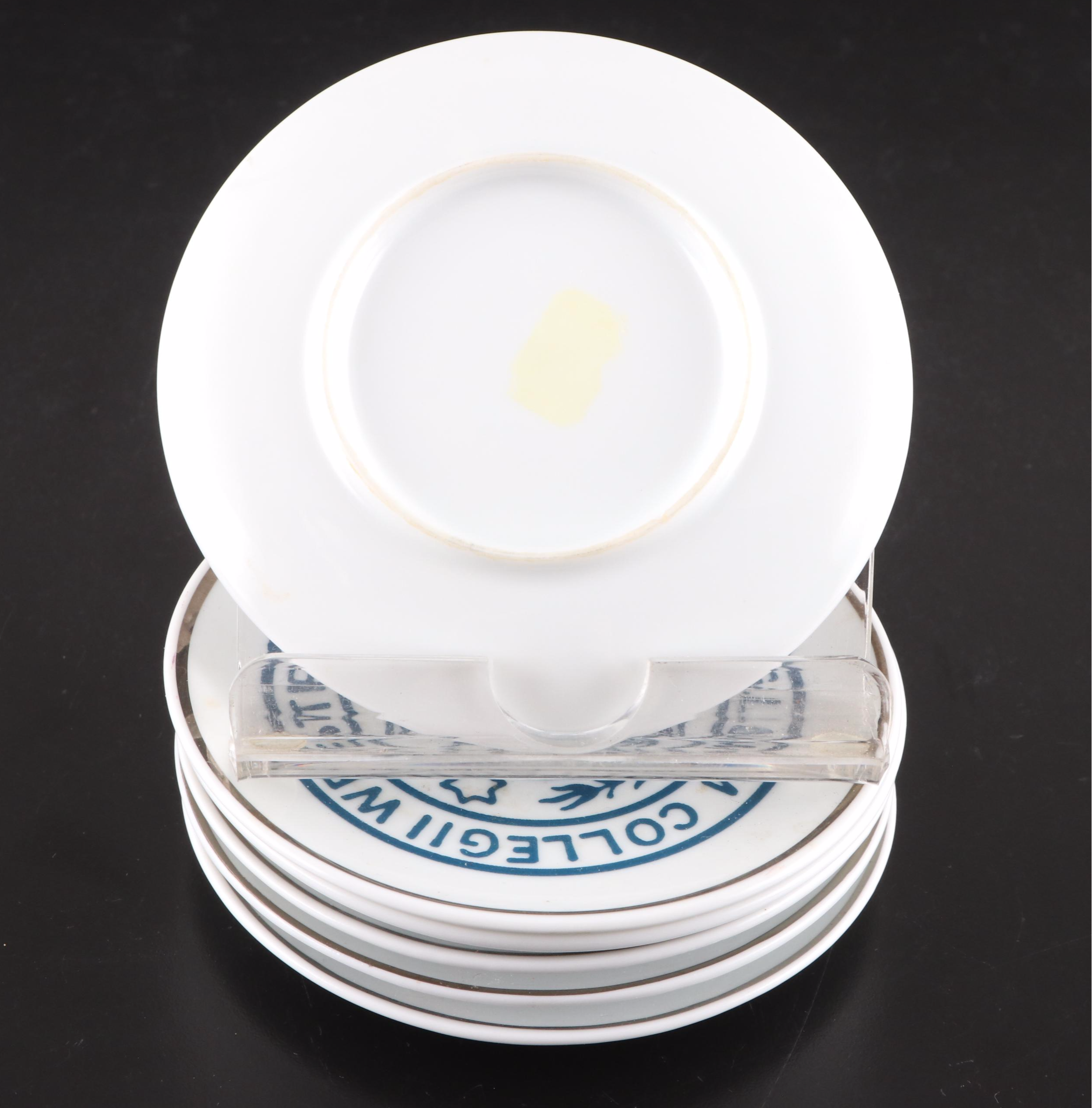 Western College Framed Seal Tile with Other Western College Memorabilia