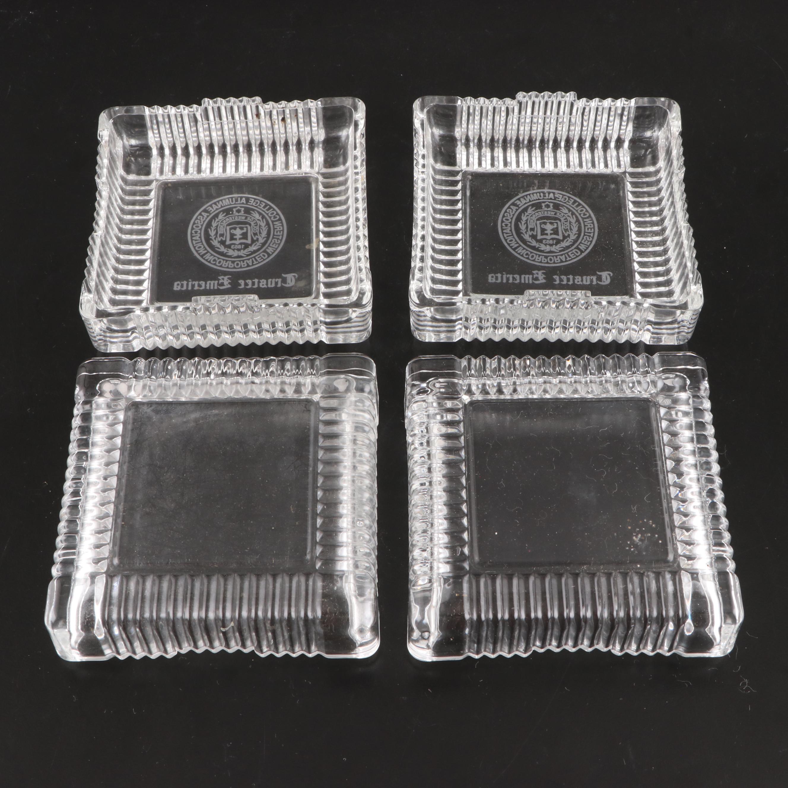 Western College Framed Seal Tile with Other Western College Memorabilia