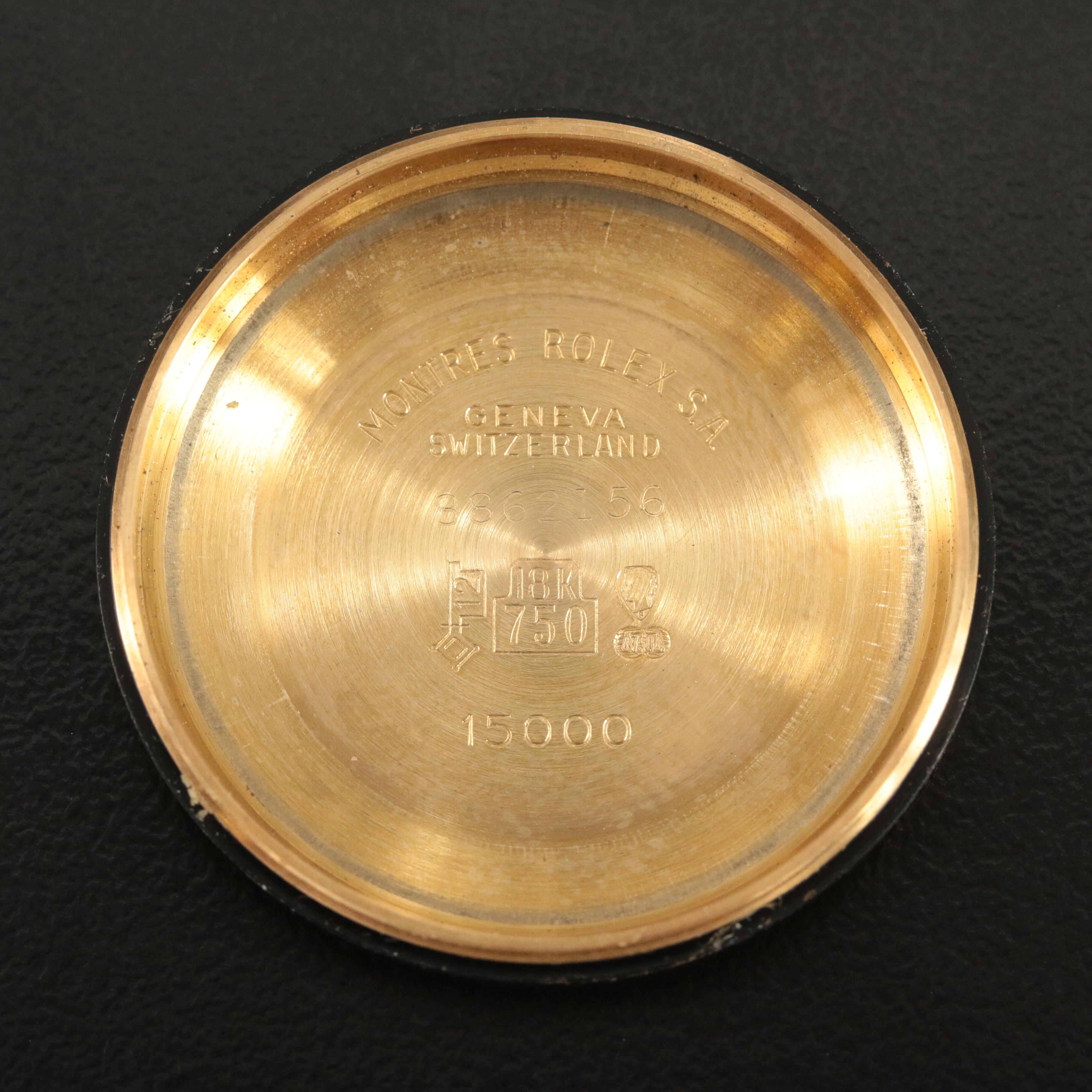 1985 18K Rolex Oyster Perpetual Date Buick Award Watch