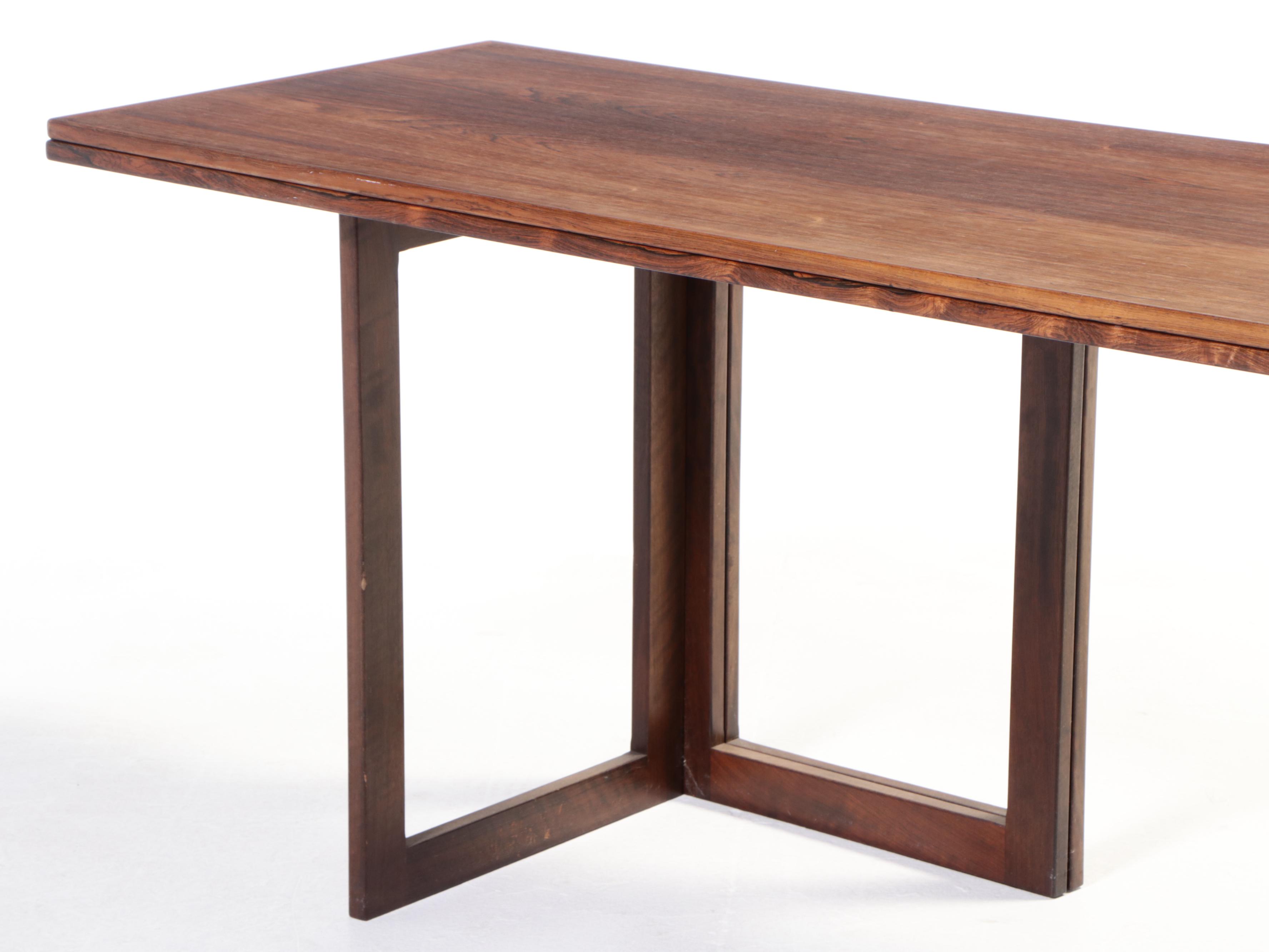 Skovmand & Andersen for MM Moreddi Rosewood and Teak Dining Table