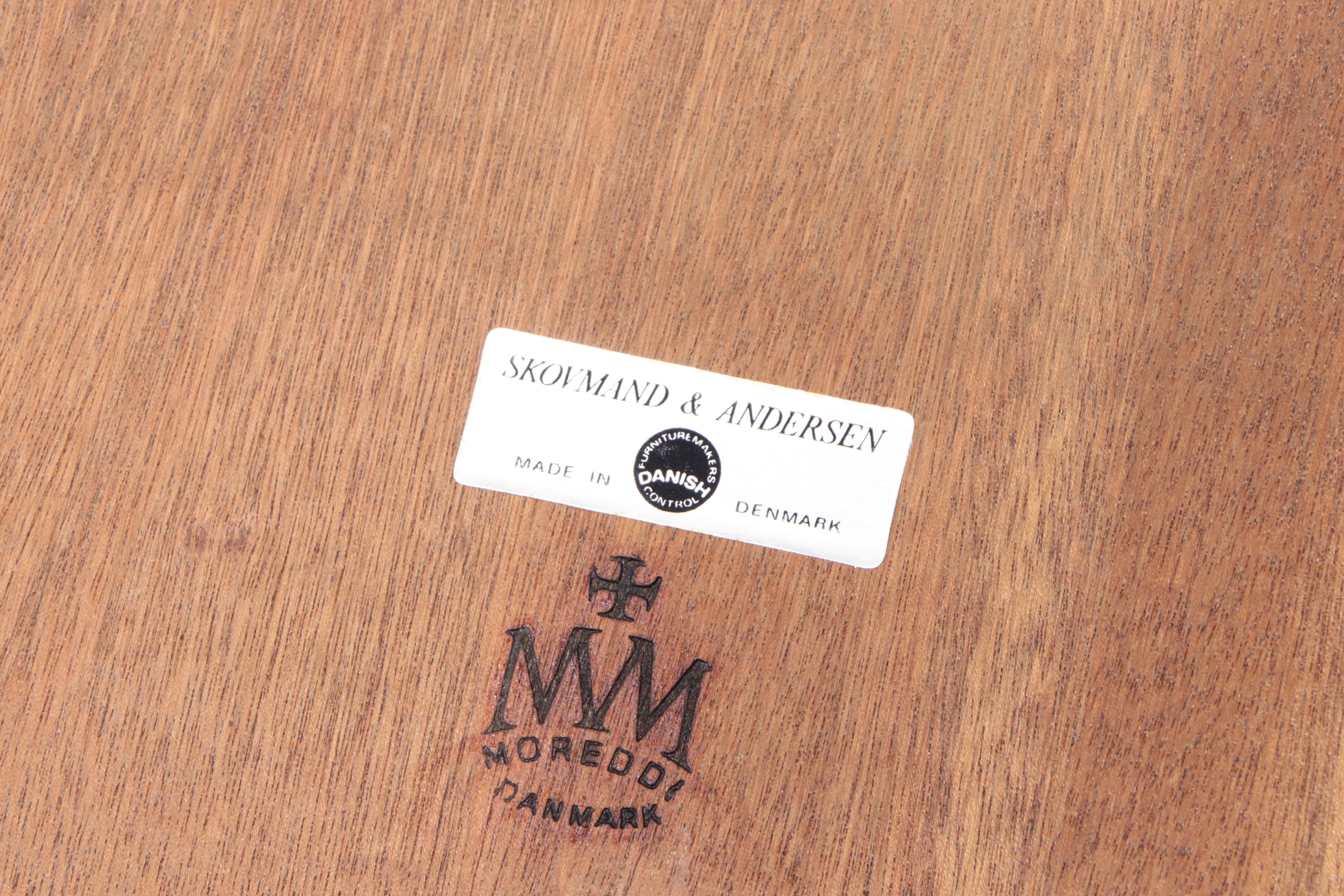 Skovmand & Andersen for MM Moreddi Rosewood and Teak Dining Table