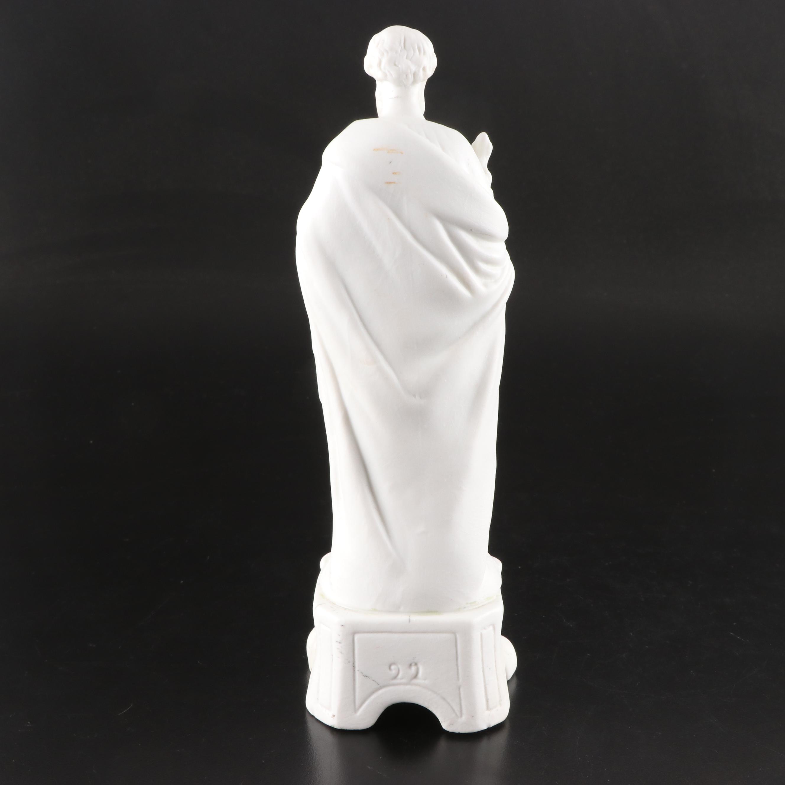 St. Joseph Bisque Statue with Resin Pieta