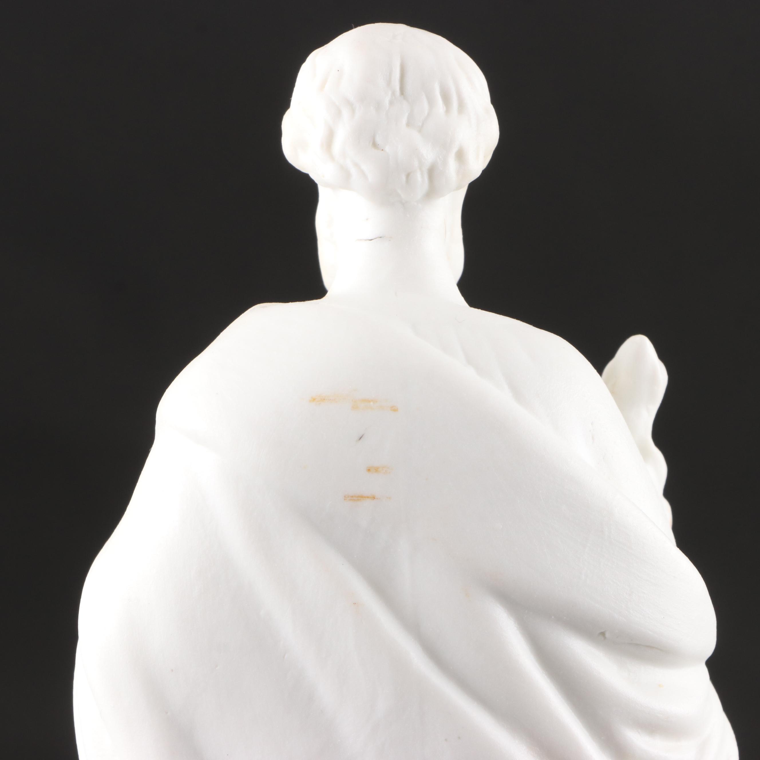 St. Joseph Bisque Statue with Resin Pieta