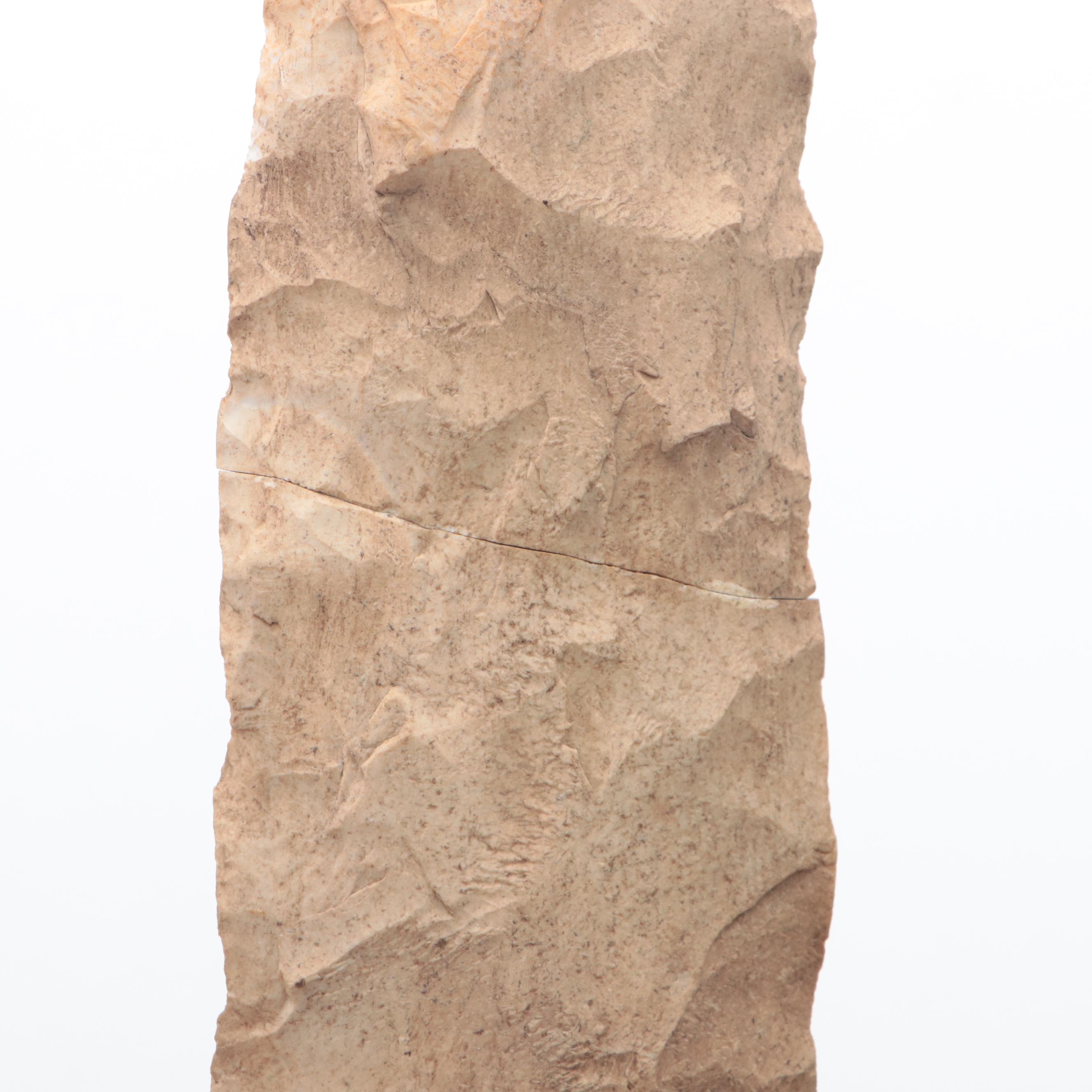 Archaic Stone Projectile Point & Brass Hanger, Petrified Wood, More Projectiles