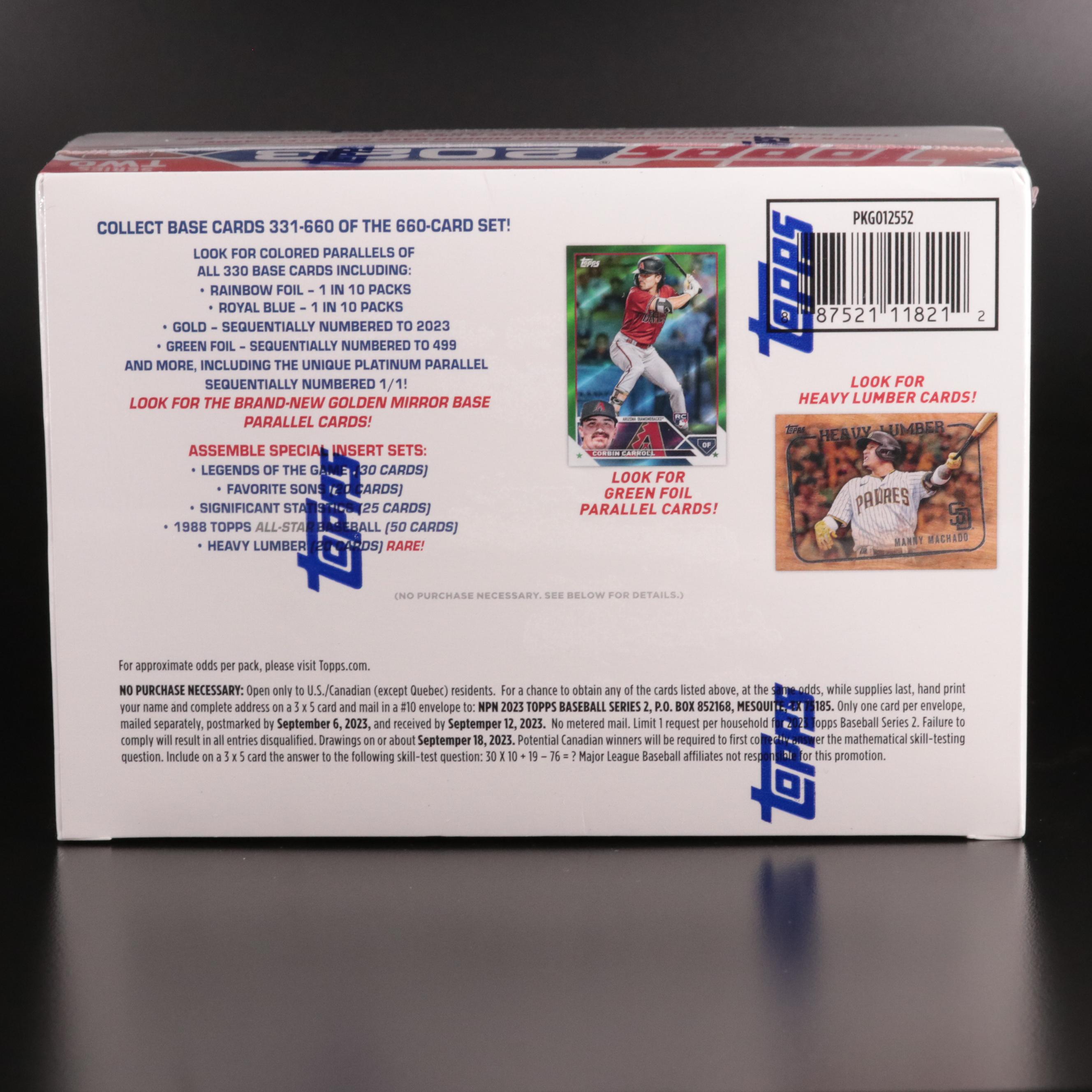 2023 Topps Baseball Cards Series 2 Baseball Giant 16-Pack Box