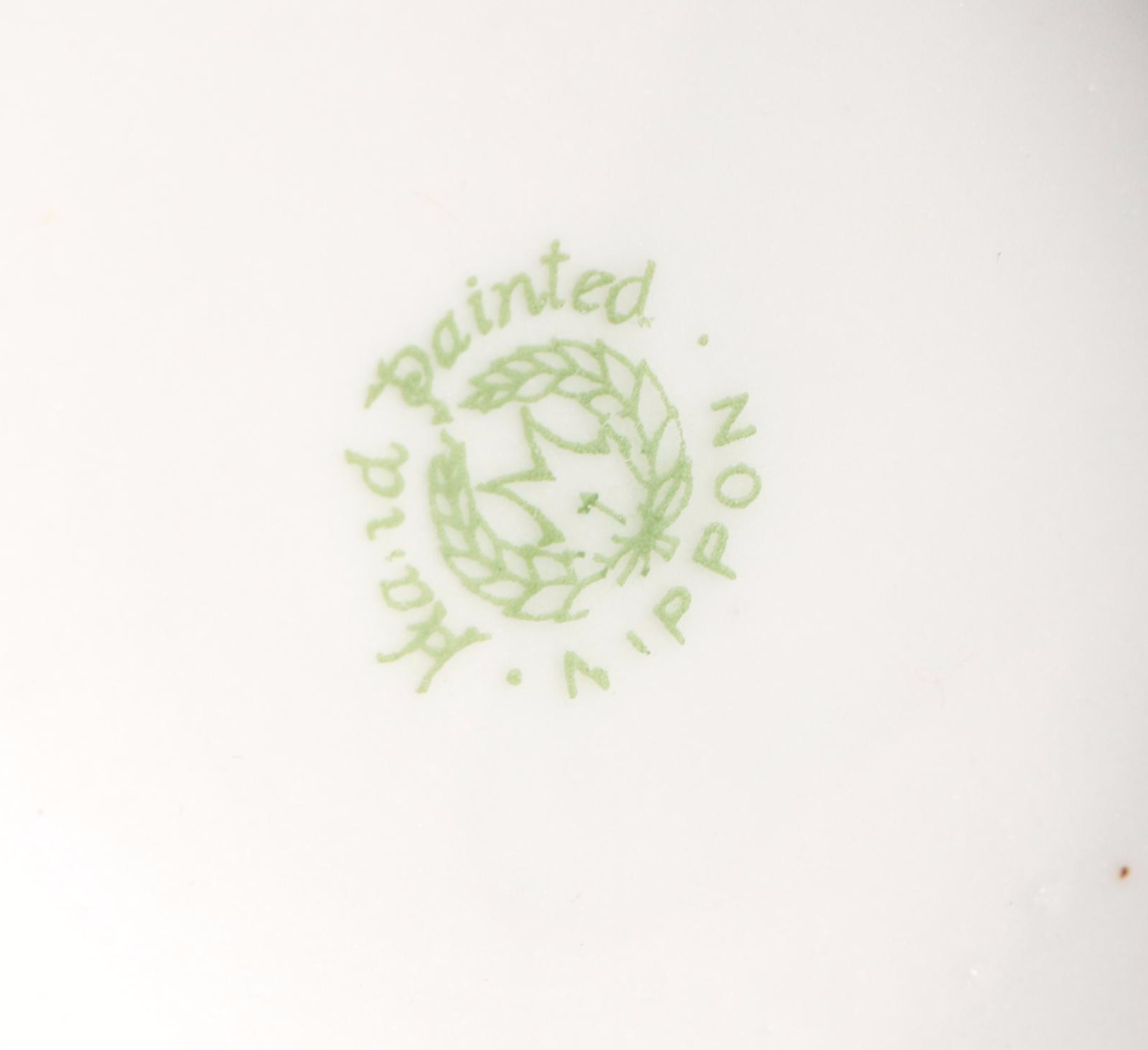 Morimura Brothers Nippon Vase with Other Rose Bowl and Lamp