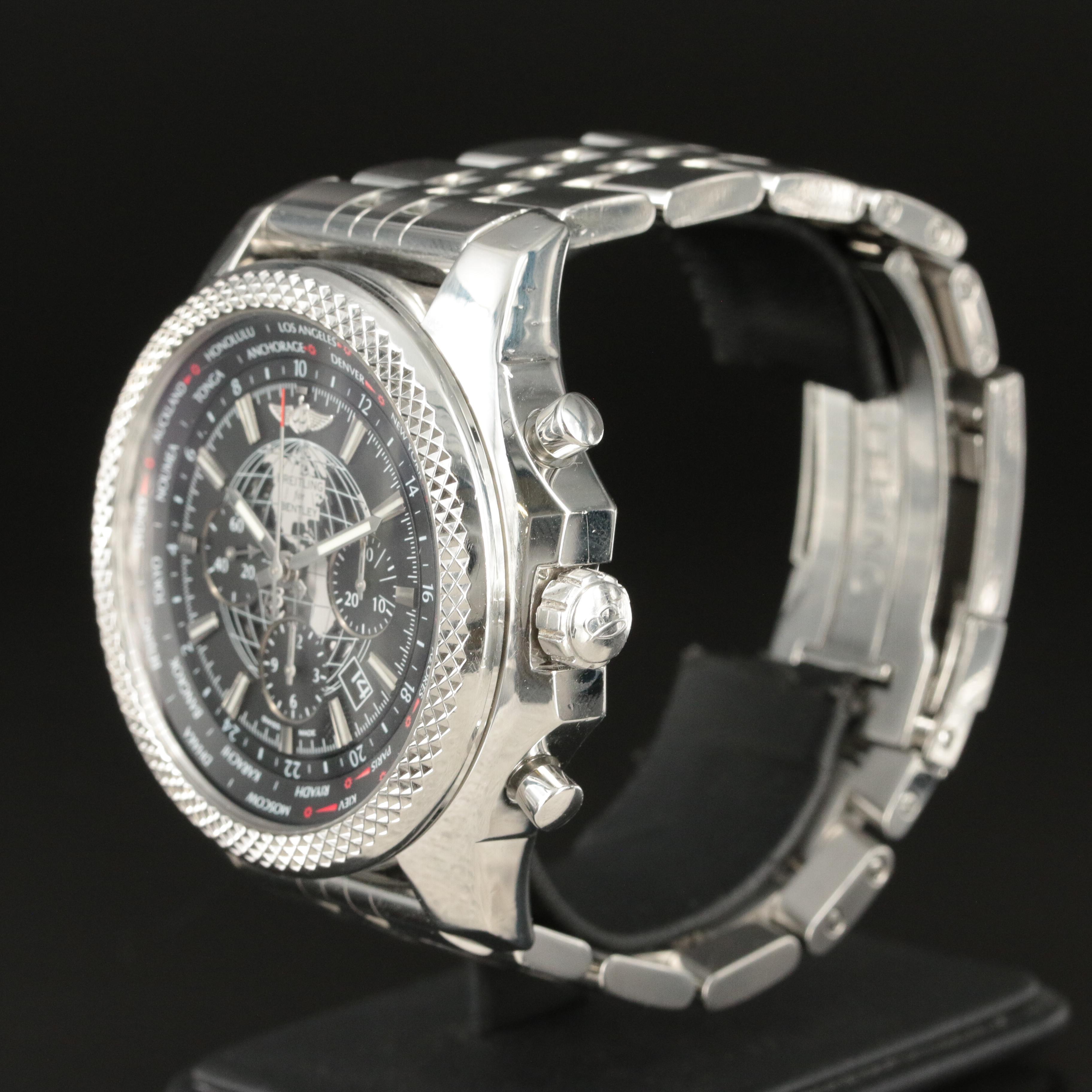 Breitling Bentley B05 Unitime GMT 49MM Steel Automatic Watch