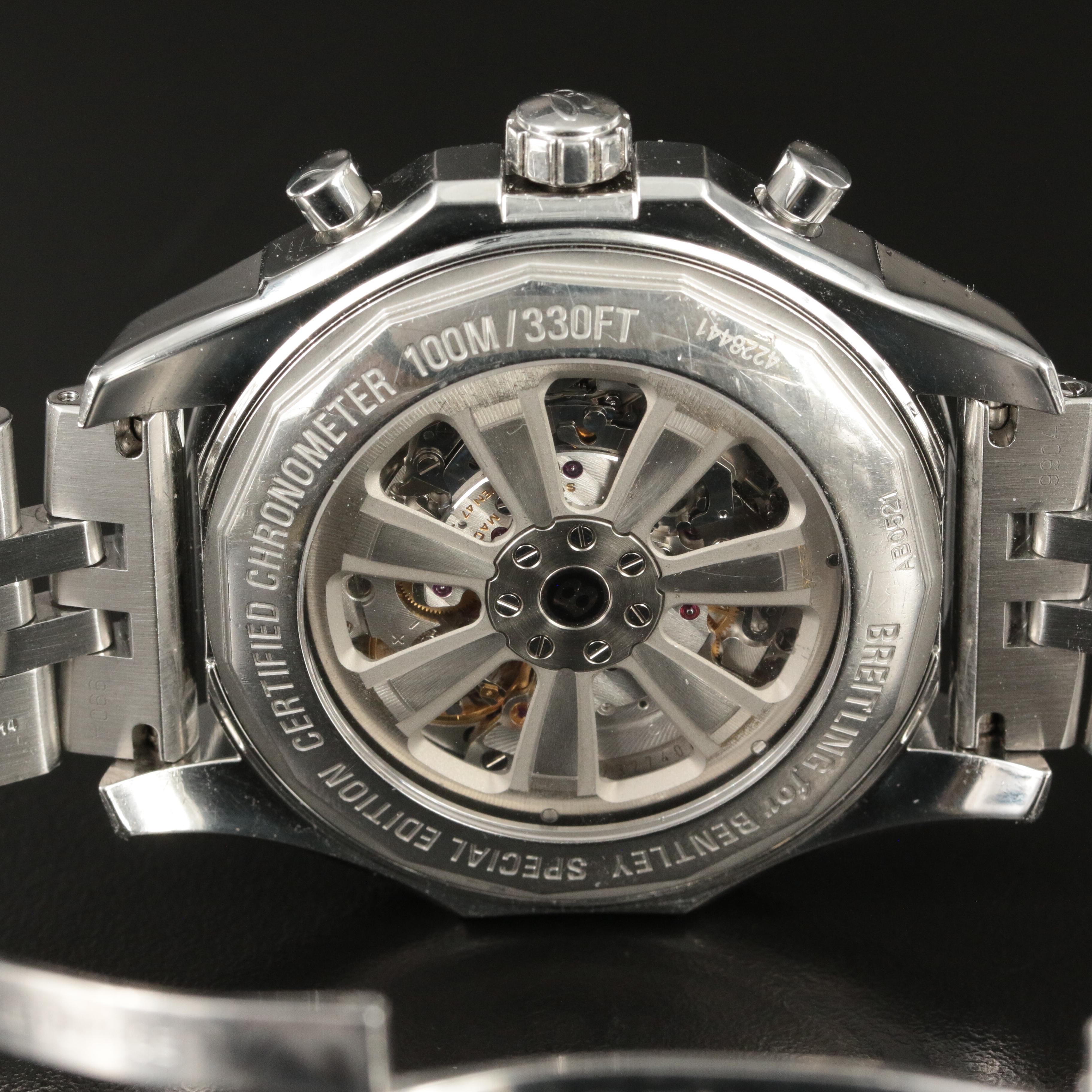 Breitling Bentley B05 Unitime GMT 49MM Steel Automatic Watch