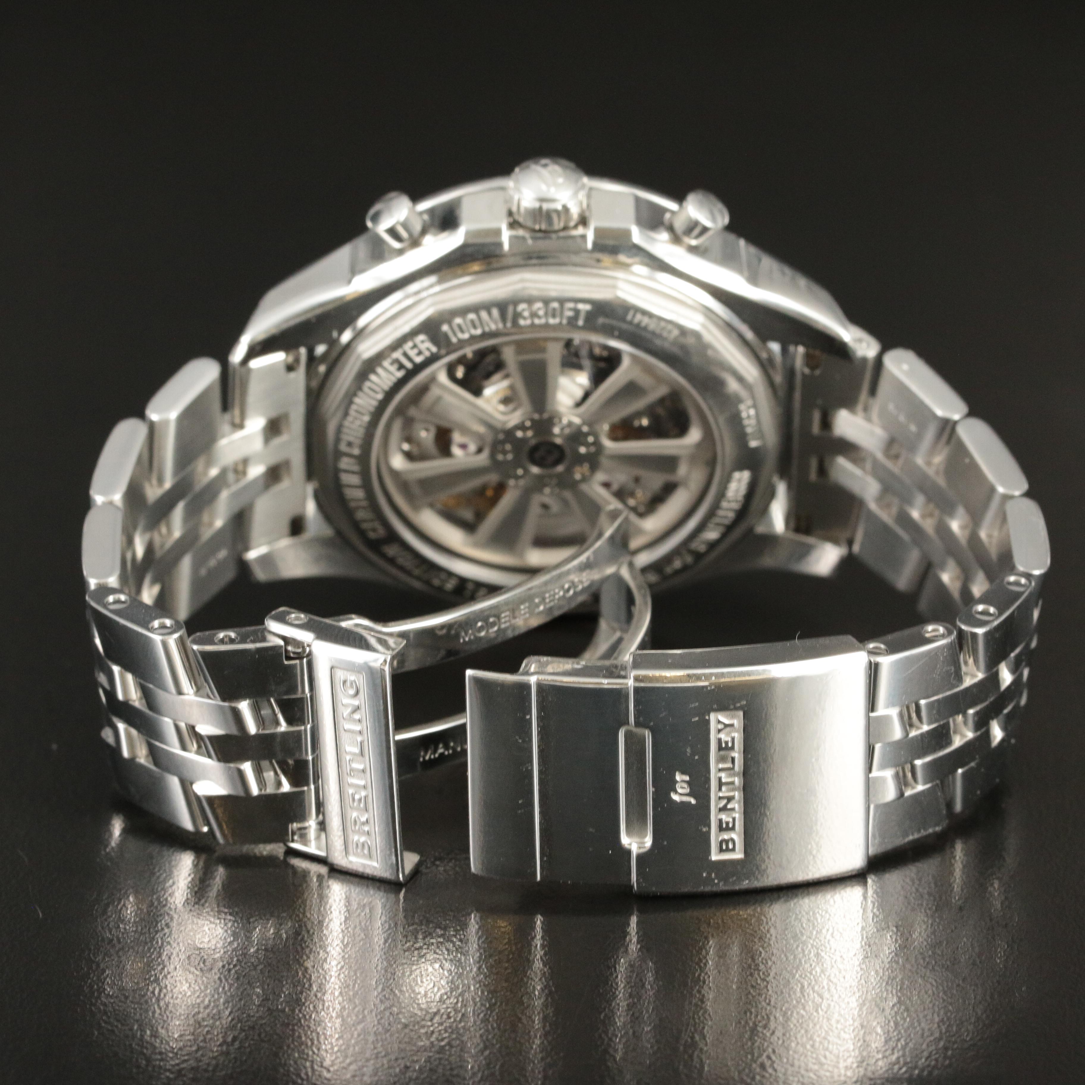 Breitling Bentley B05 Unitime GMT 49MM Steel Automatic Watch