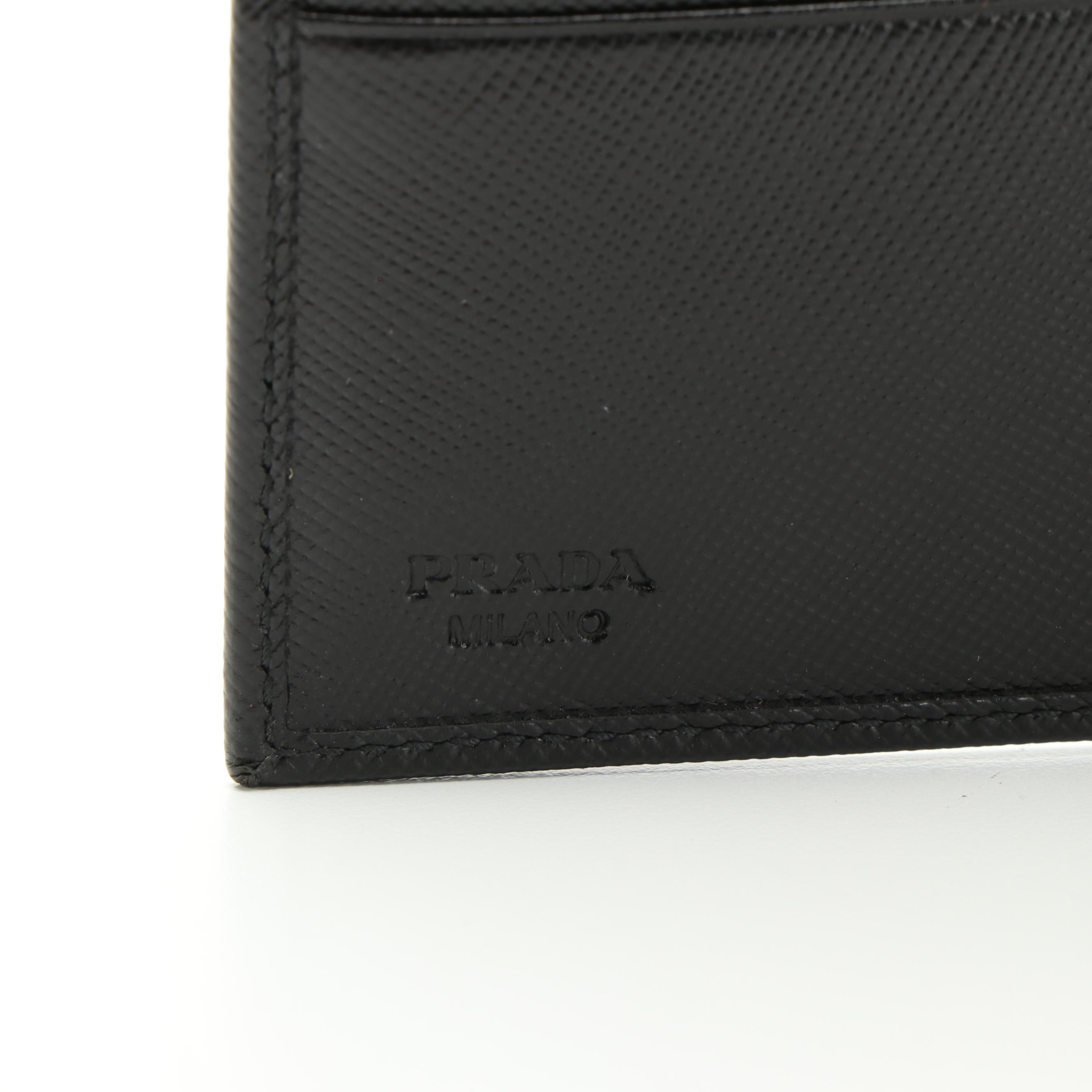 Prada Saffiano Lux Leather Continental Wallet with Box