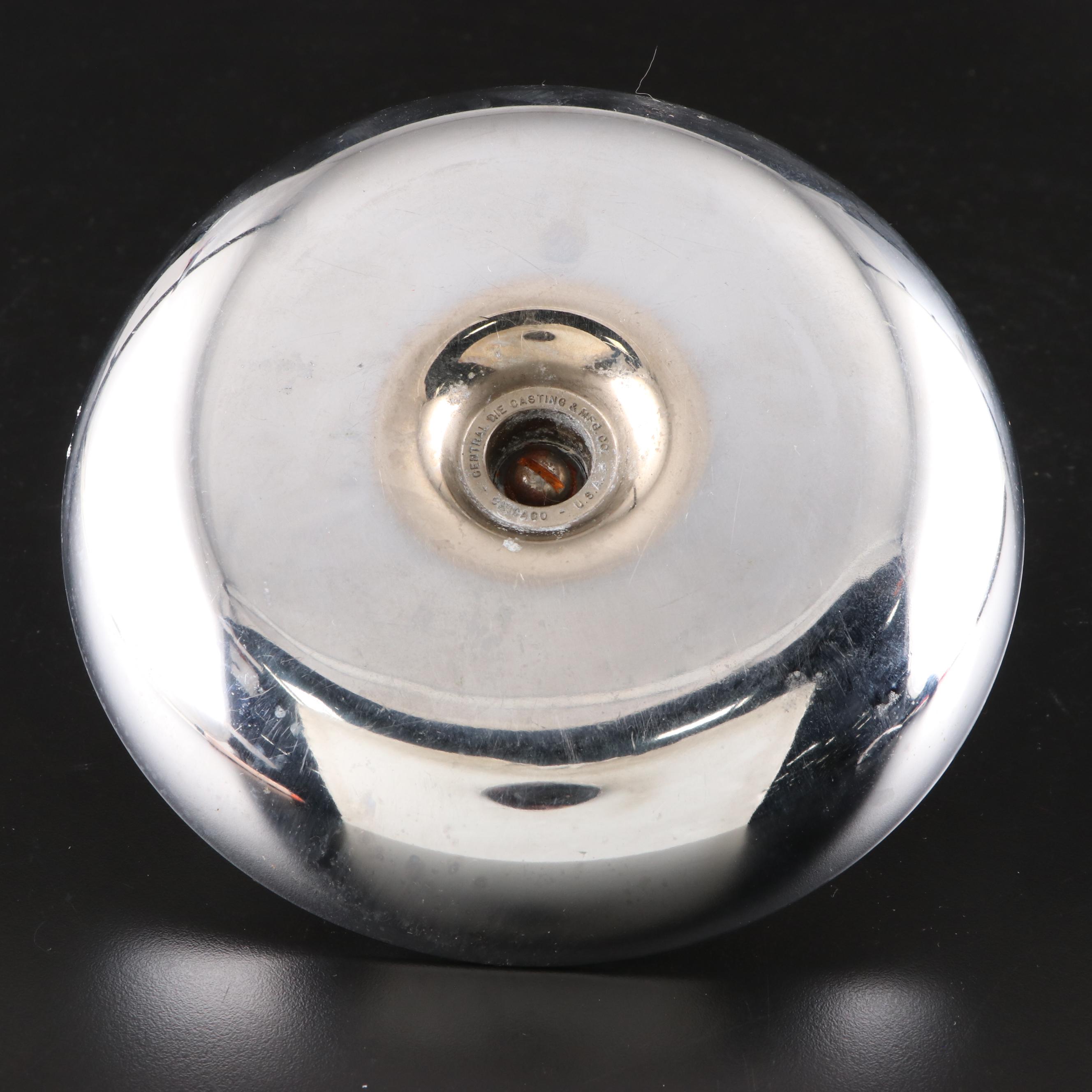 Mack Truck Bulldog Chromed Metal Cigar Ashtray