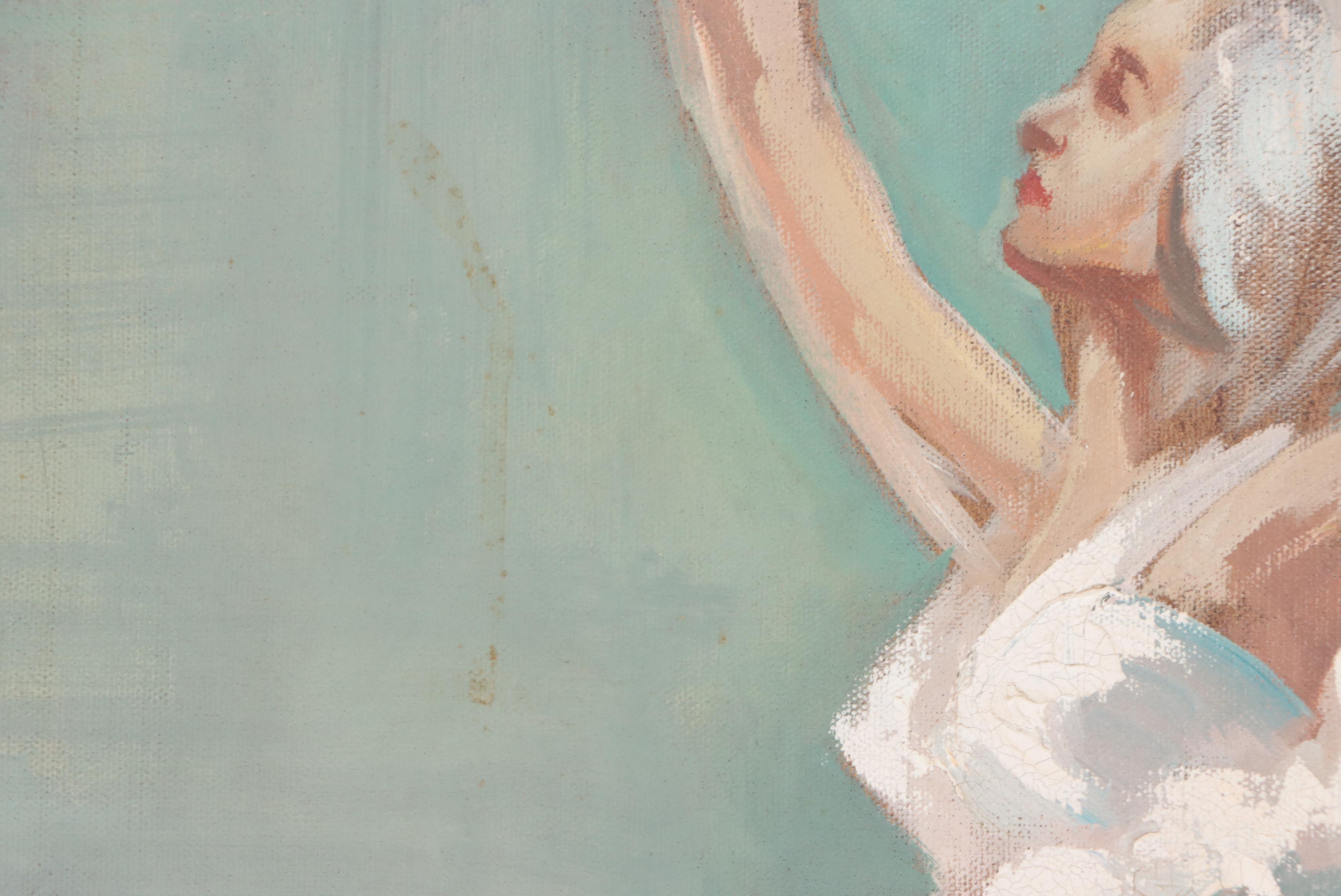 Oil Painting of Ballet Dancers