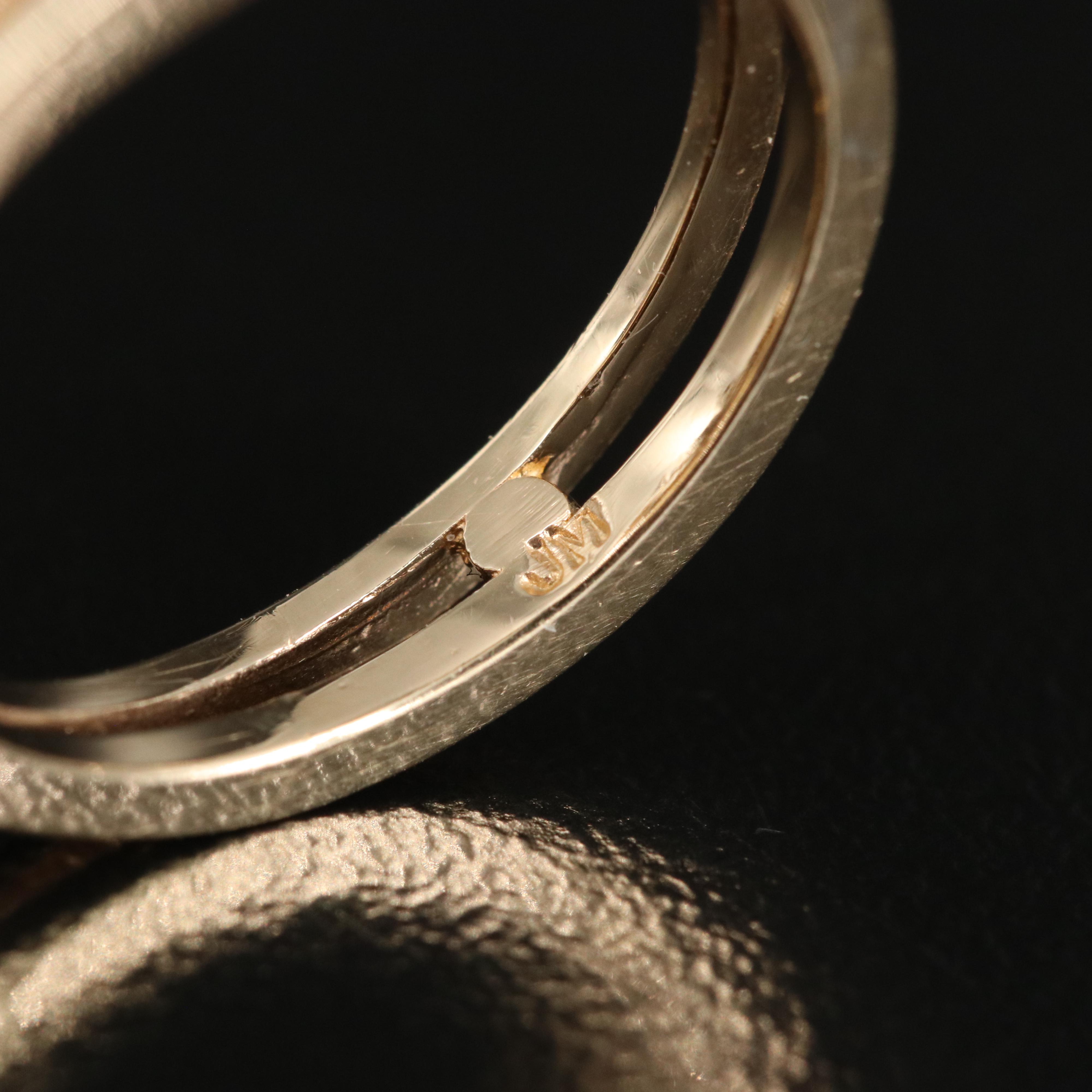 14K Ruby and Diamond Butterfly Ring