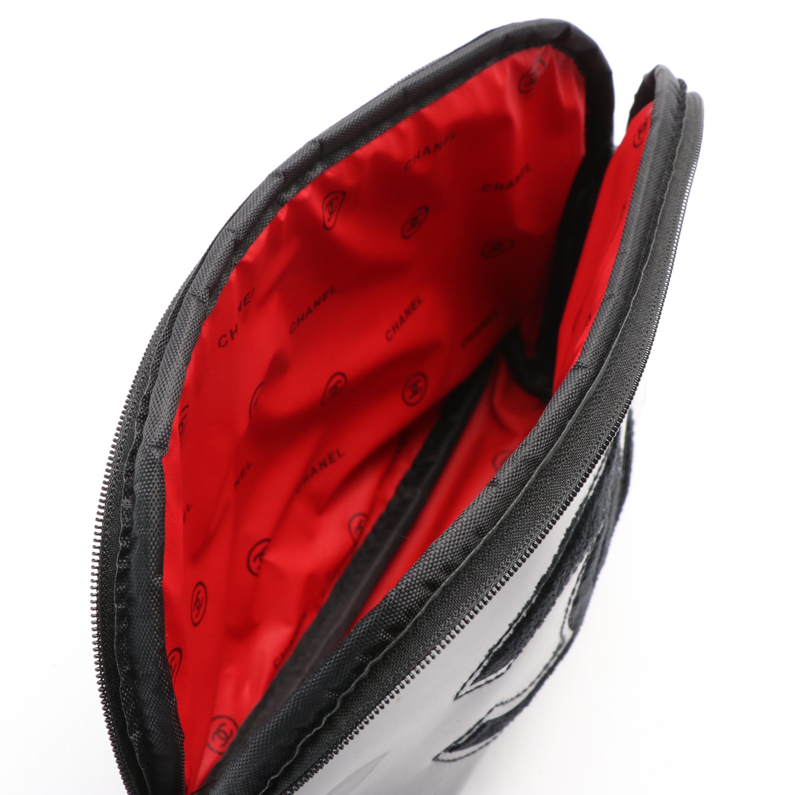 Chanel Precision Patent Leather Cosmetic Bag