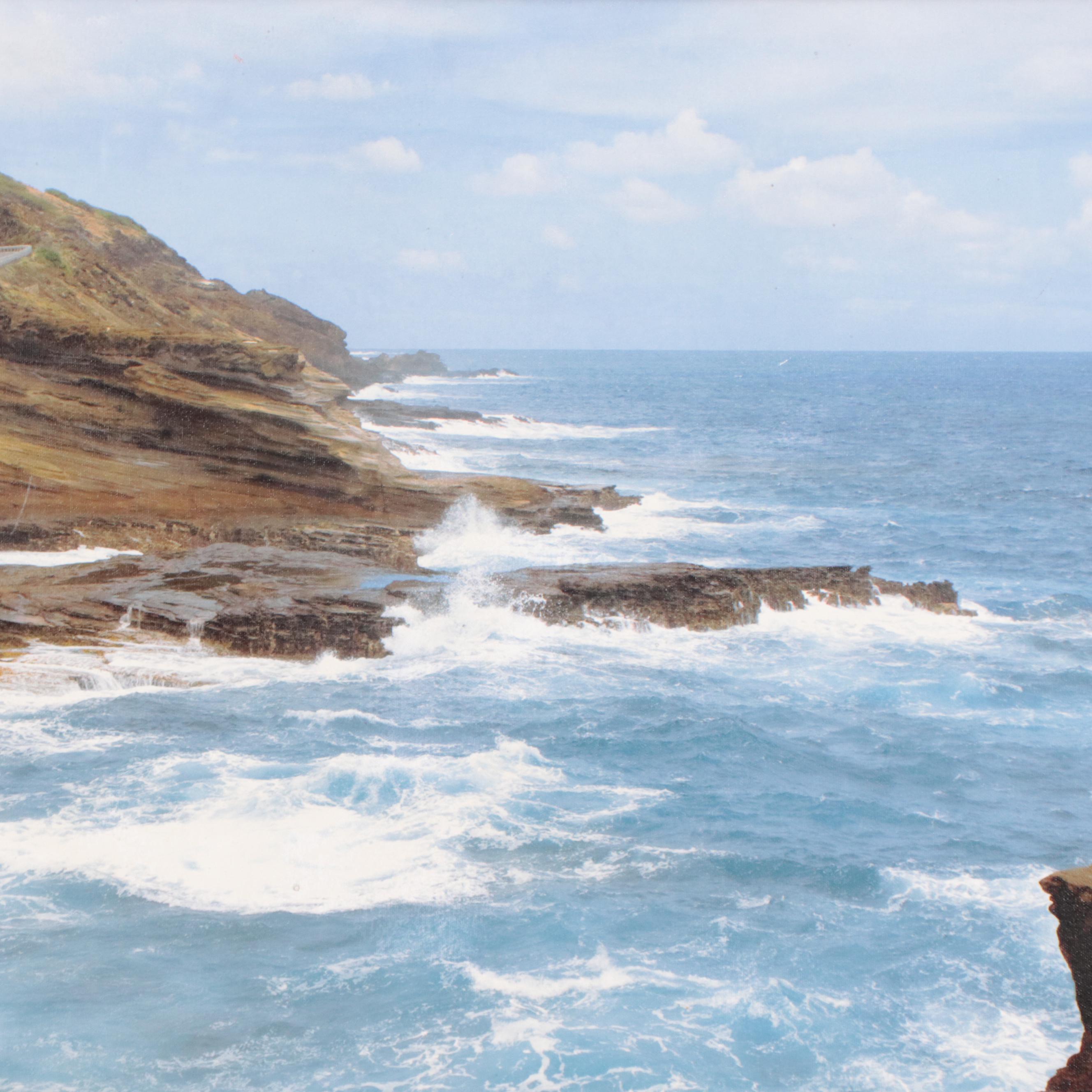 Giclée of Rocky Coastal Landscape