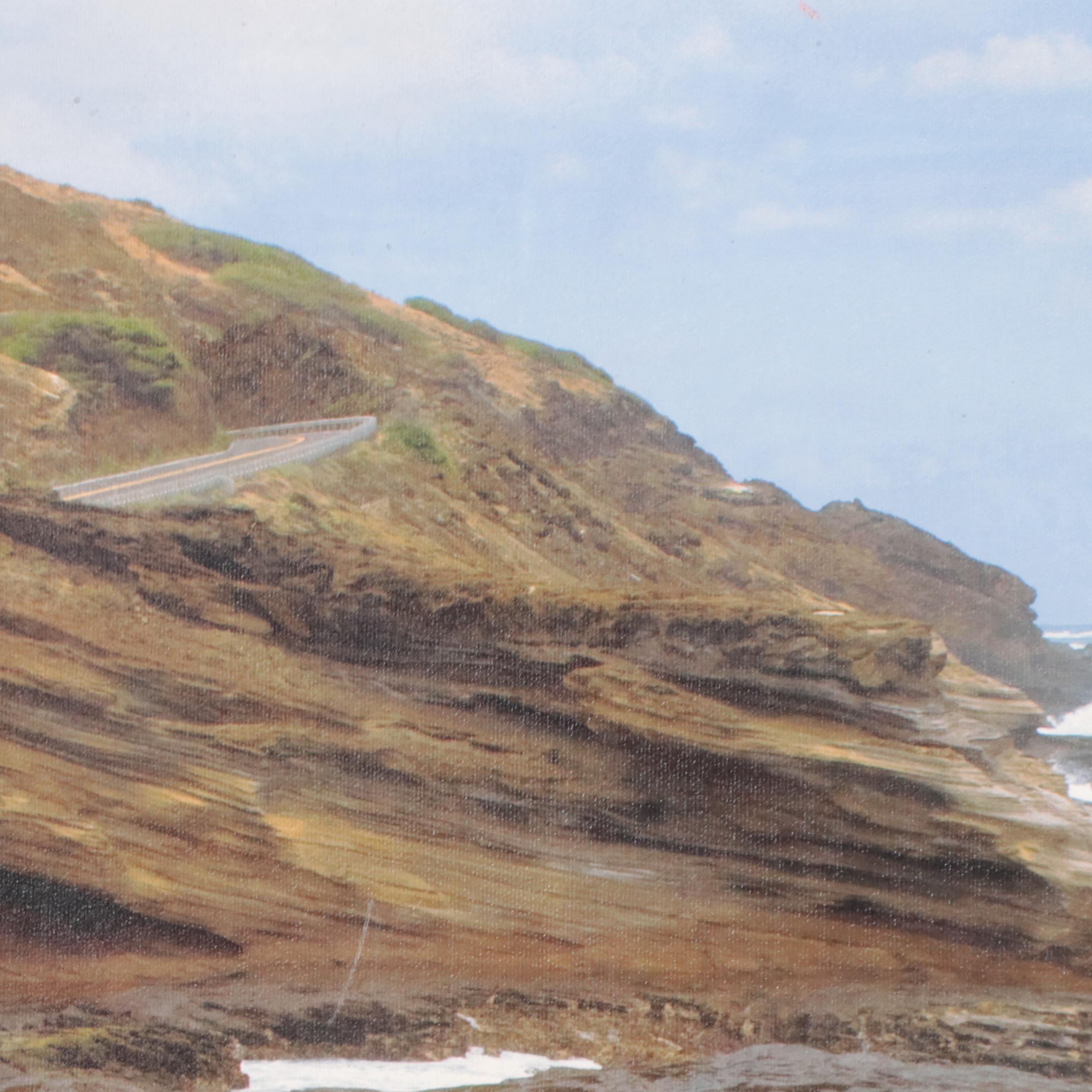 Giclée of Rocky Coastal Landscape