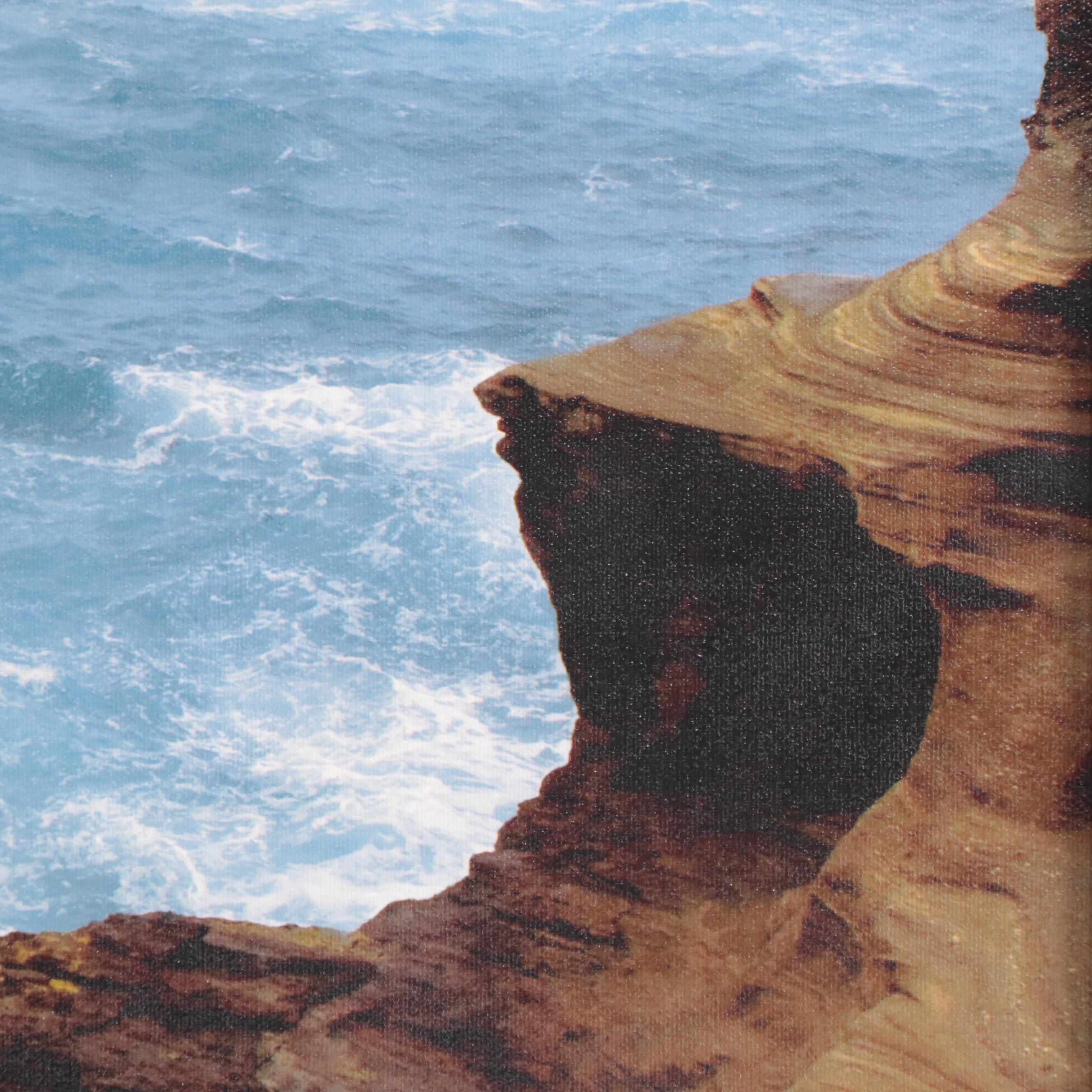 Giclée of Rocky Coastal Landscape
