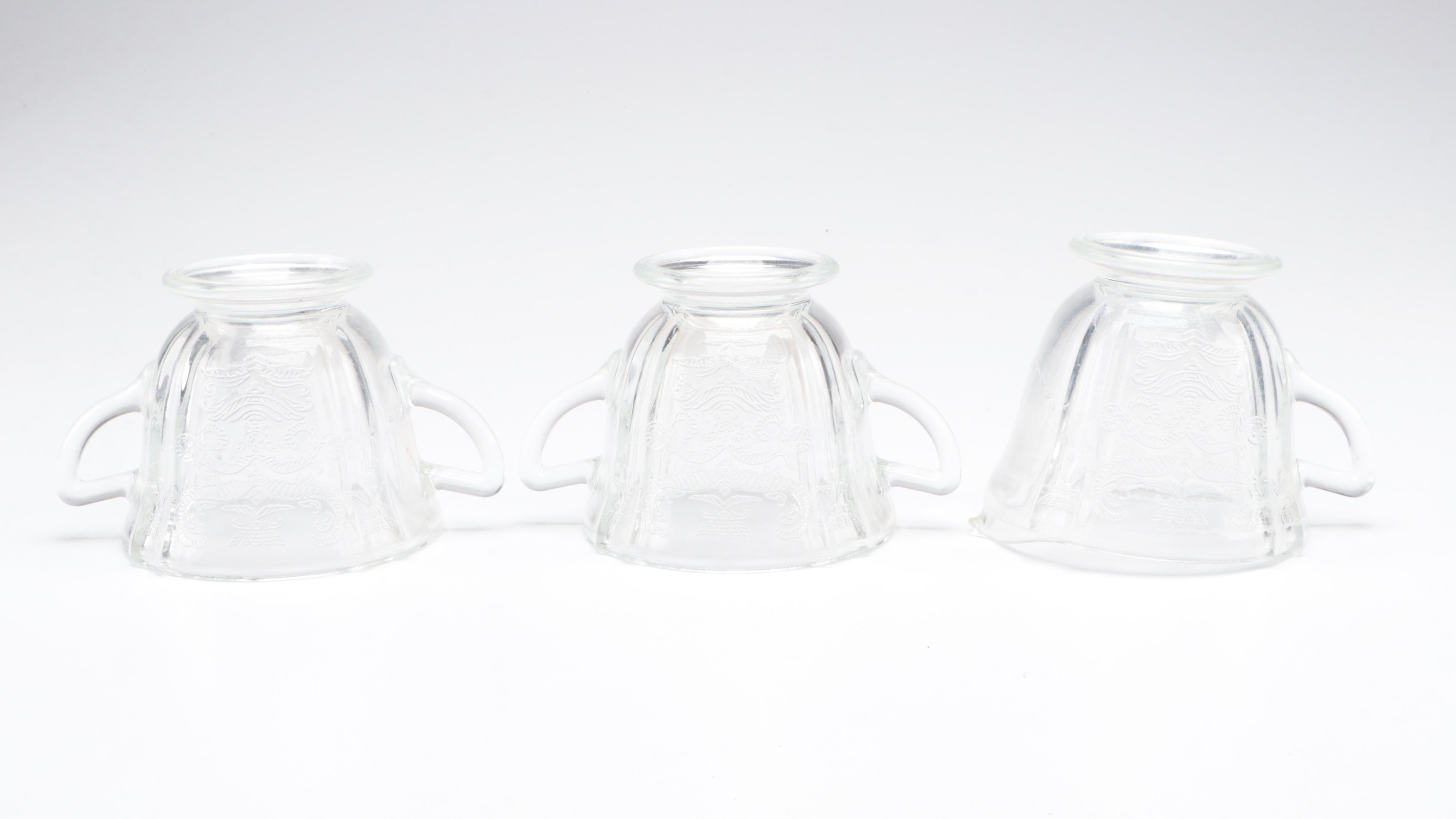 Imperial Glass "Cape Cod Red" Bowls and Other Depression Tableware